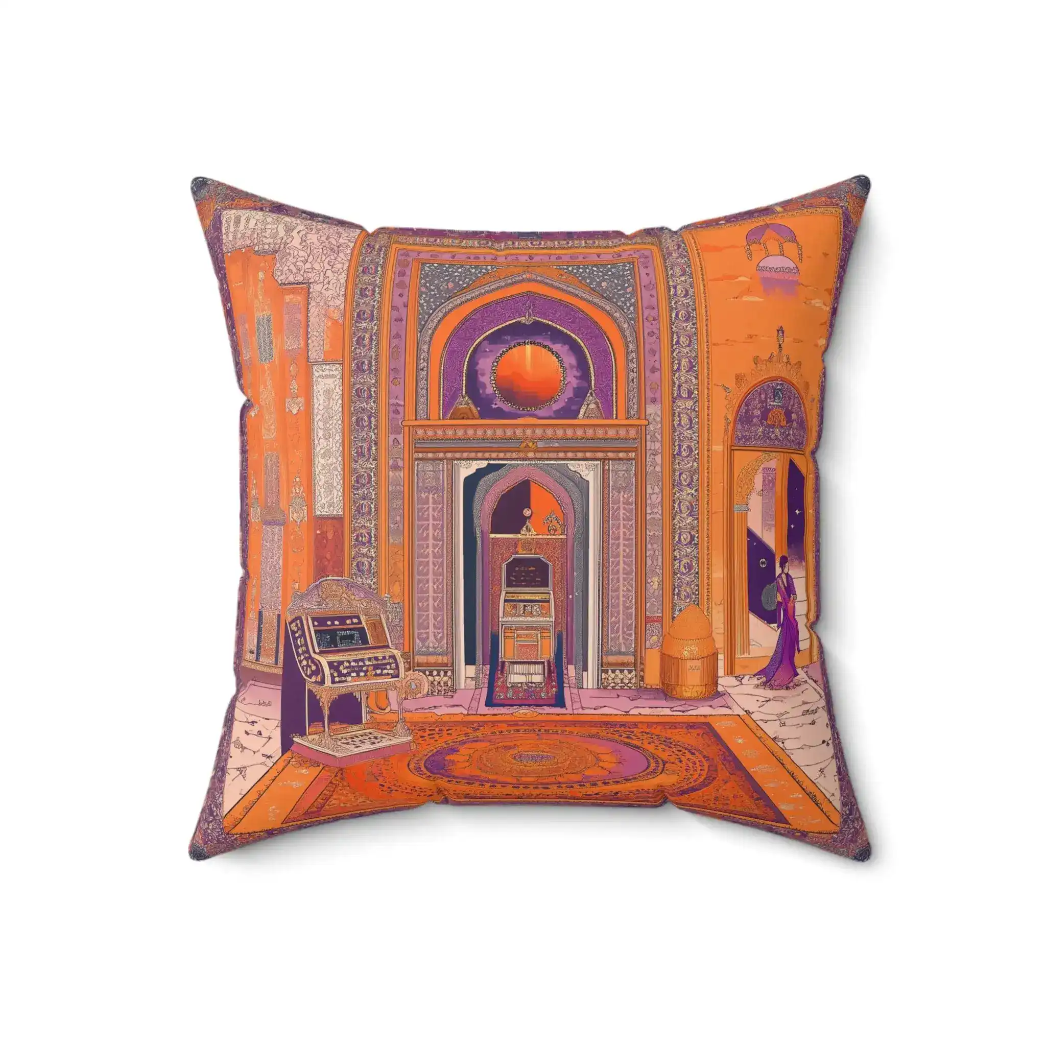 Exotic Persian-Inspired Throw Pillow - Image 3