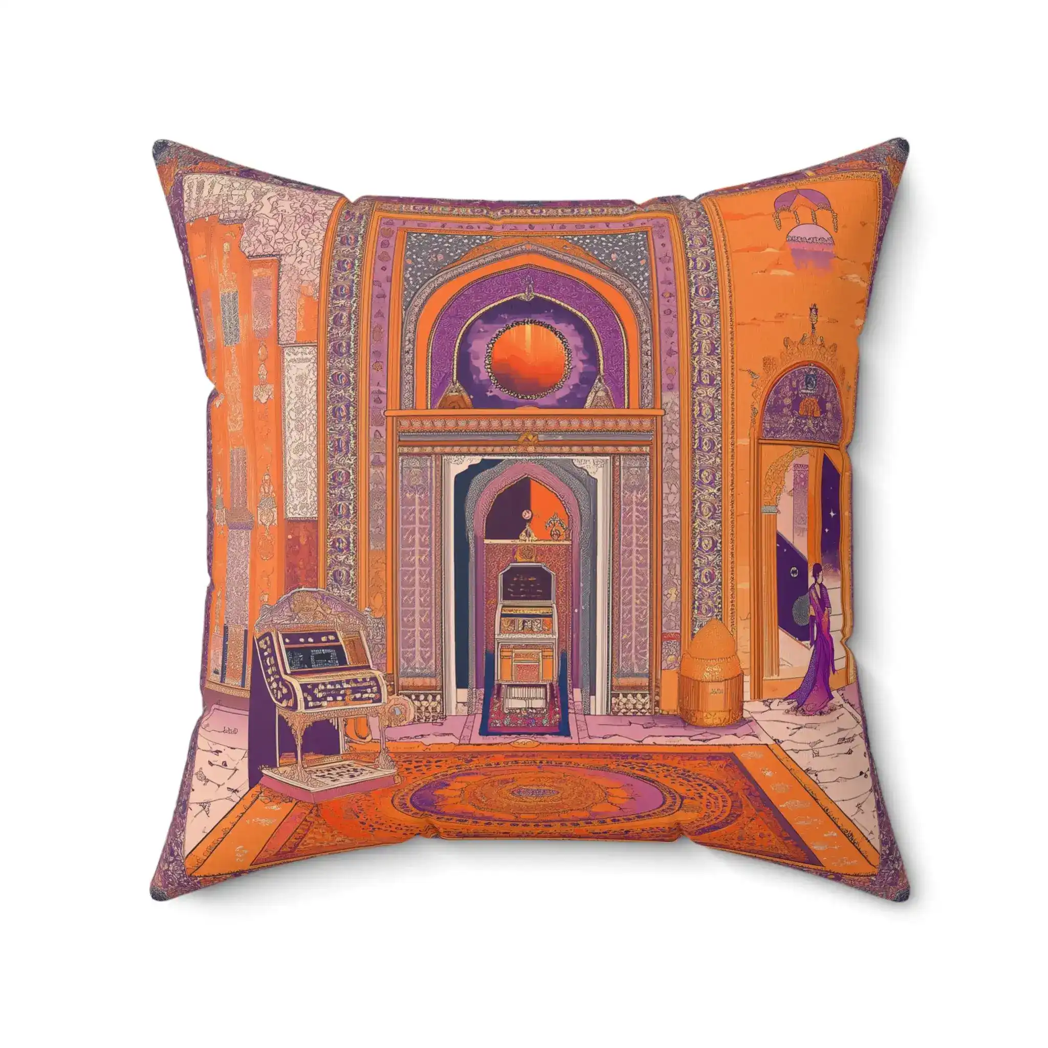 Exotic Persian-Inspired Throw Pillow - Image 4