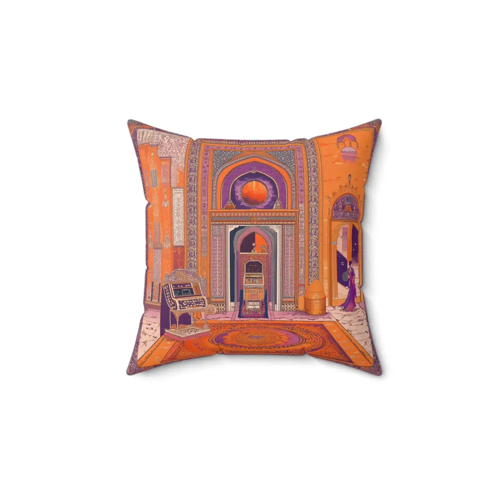 Exotic Persian-Inspired Throw Pillow - Image 5