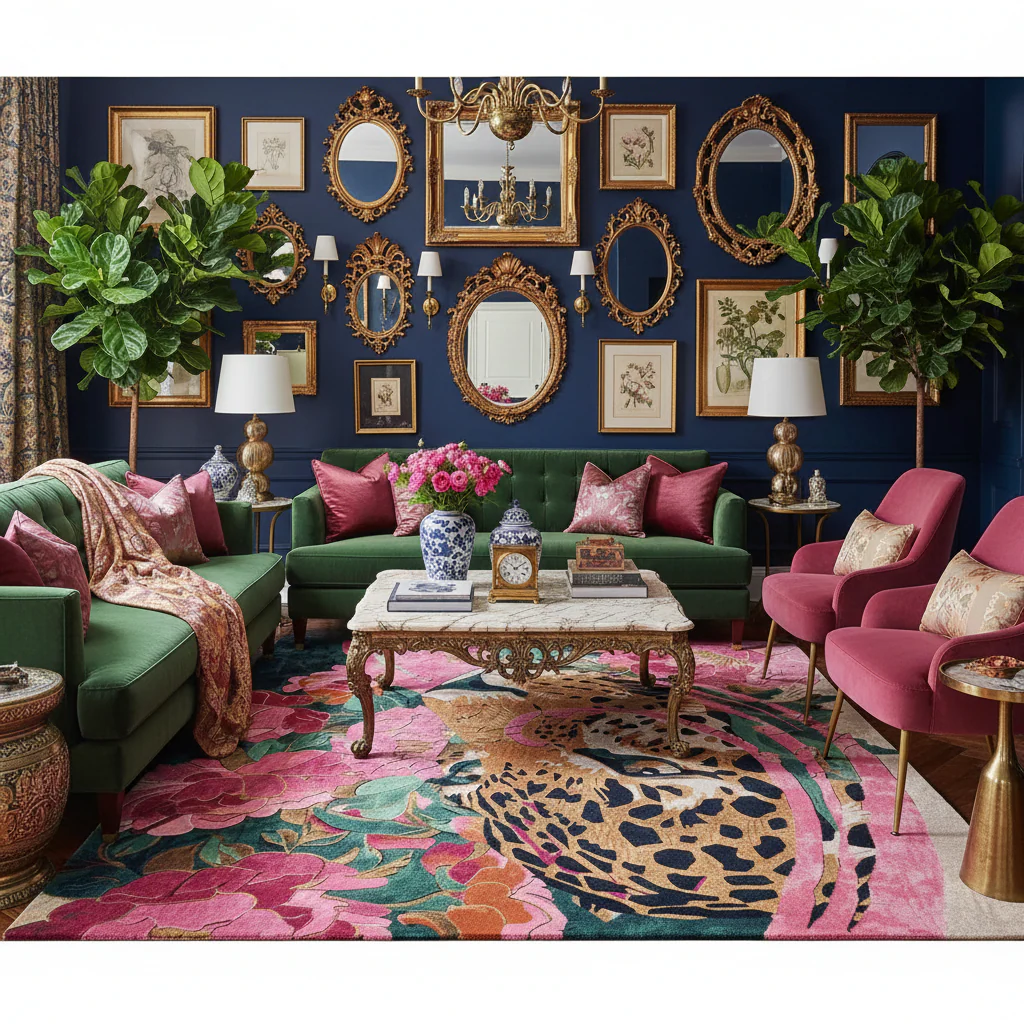 Eyes of Flame Hand Tufted Rug - Image 3
