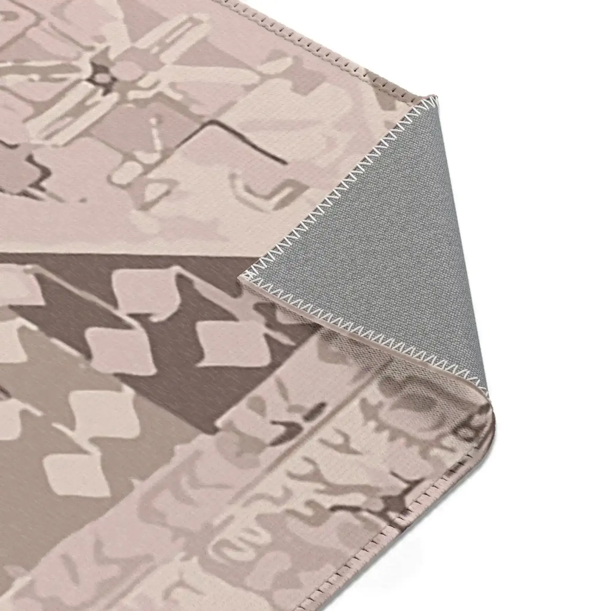 Faded Vintage Medallion Accent Rug - Image 5