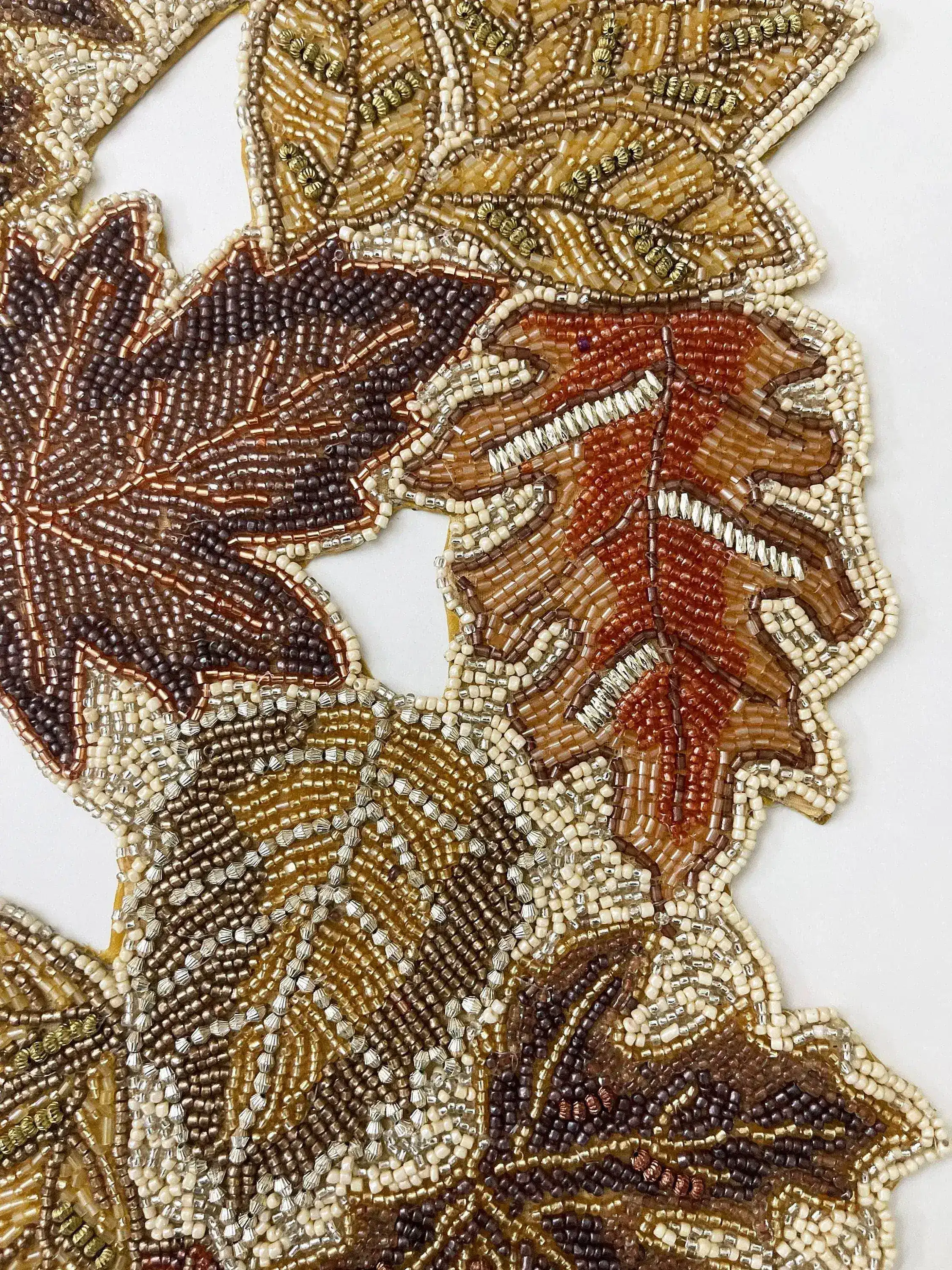 Fall Maple Leaf Beaded Table Runner - Image 6
