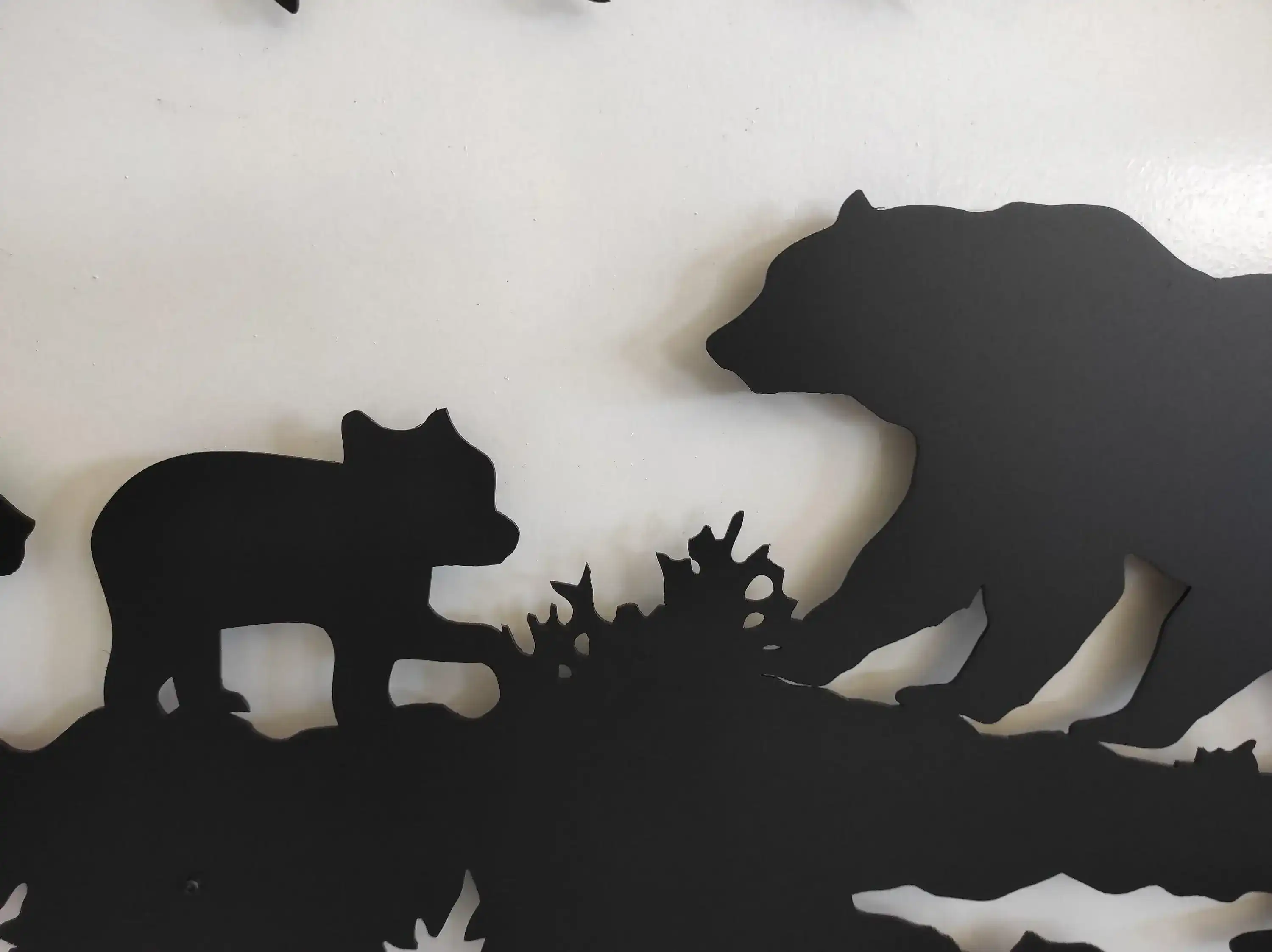 Family Bear in Nature Metal Wall Art - Image 10