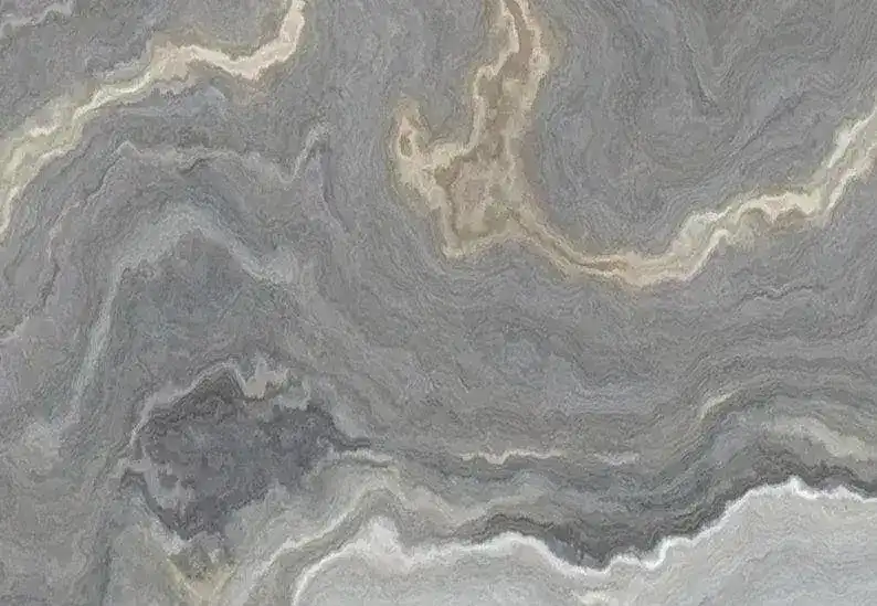 Faux Agate Marble Abstract Art Wallpaper Mural - Image 3