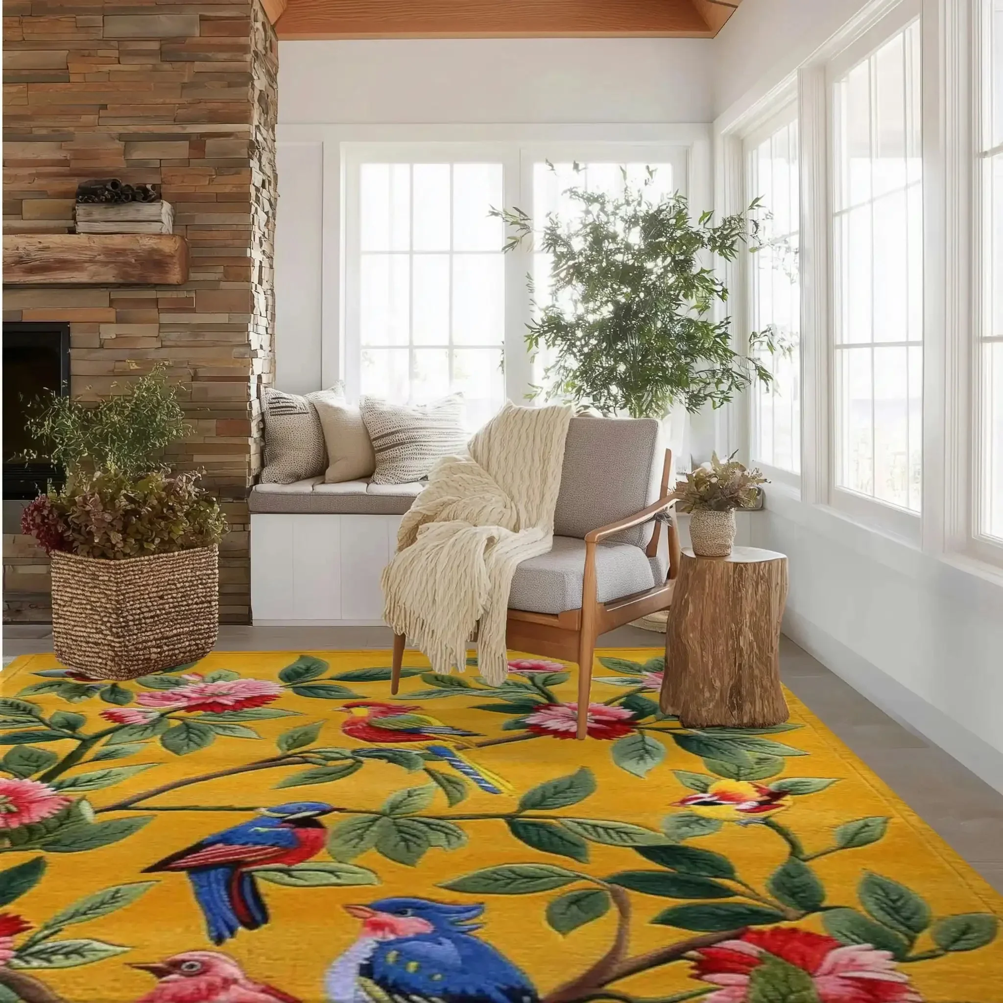 Feathered Friends Hand Tufted Rug - Image 5