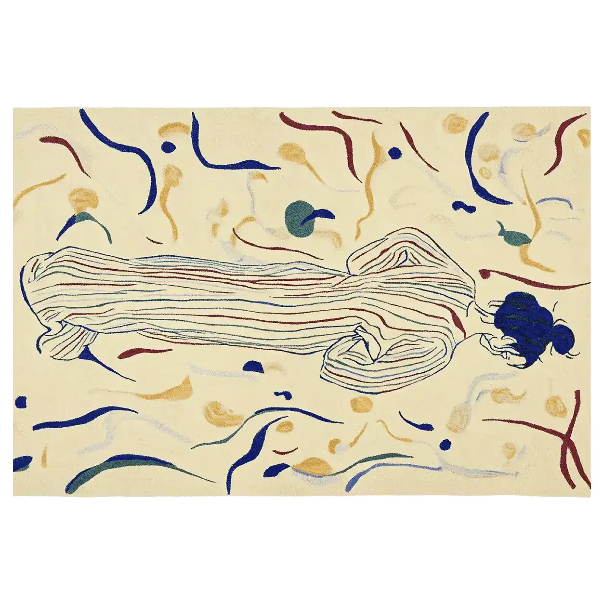 Figurative Thread Story Hand Tufted Rug - Image 6