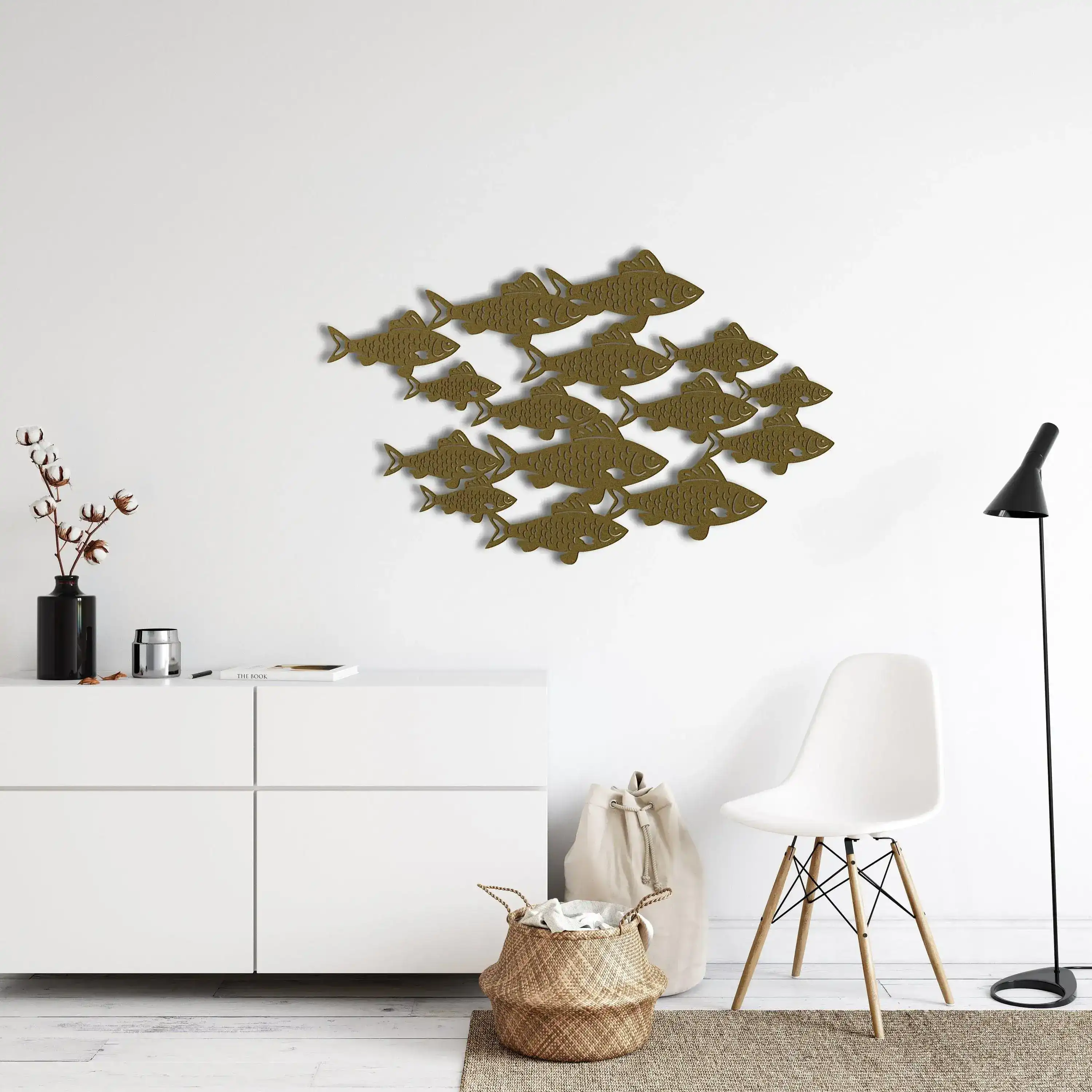Fish Shoal Metal Wall Art - Image 11