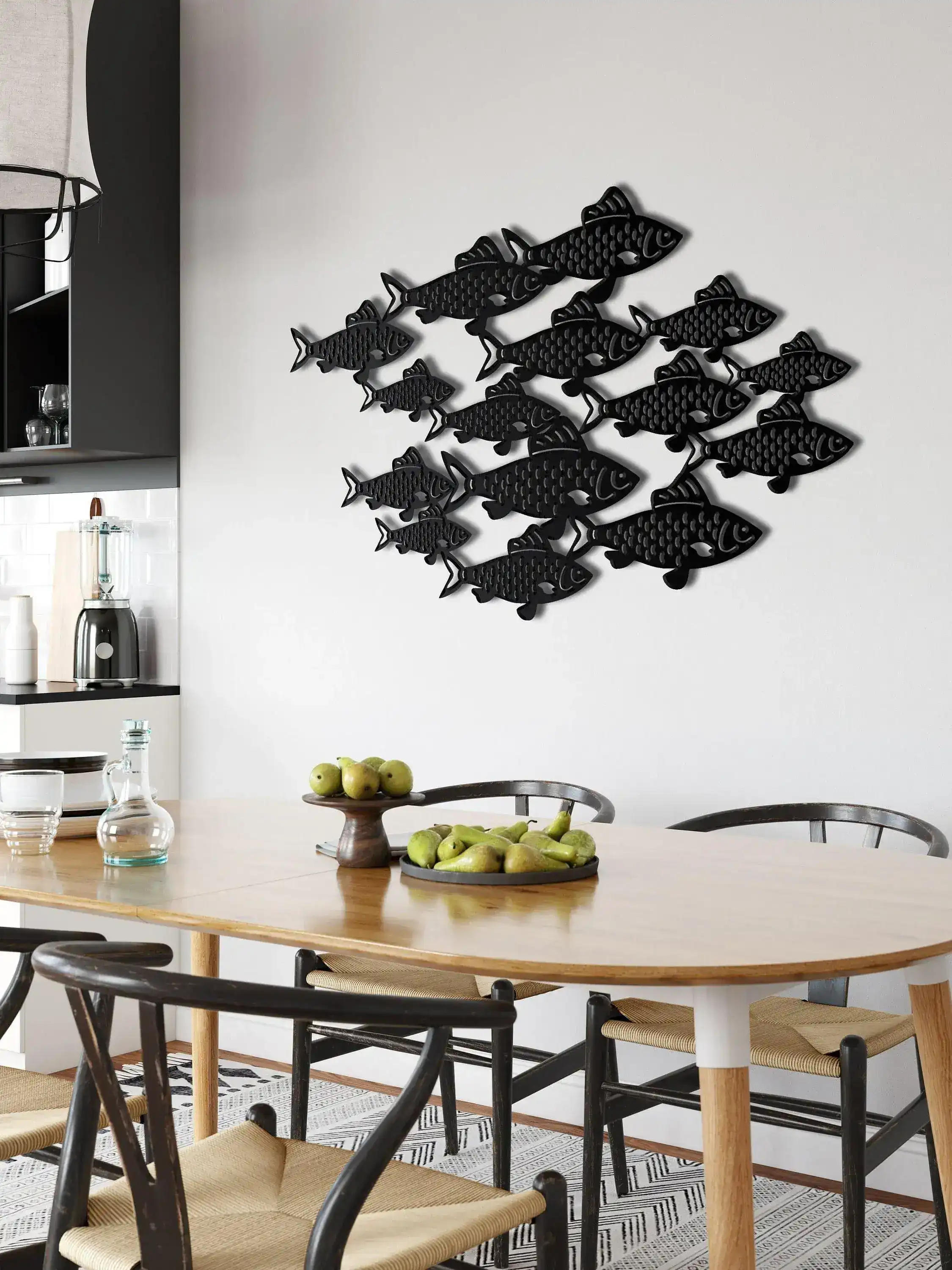 Fish Shoal Metal Wall Art - Image 7