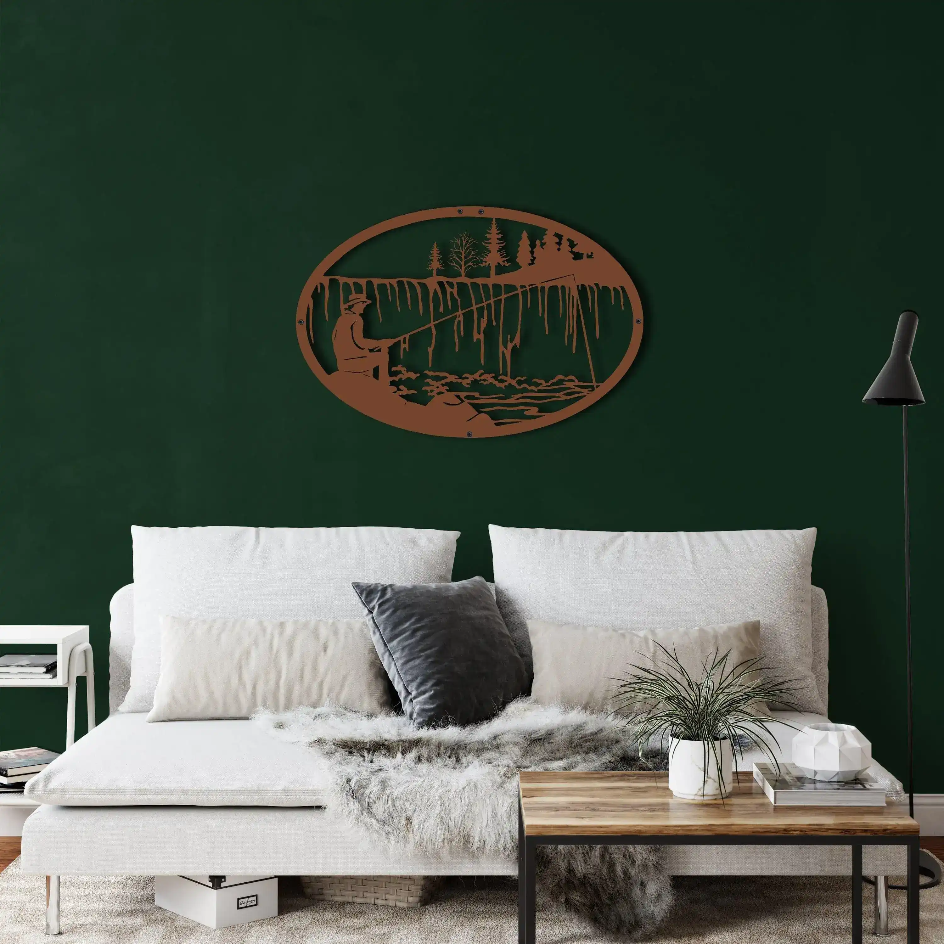 Fisherman Metal Wall Art - Image 10
