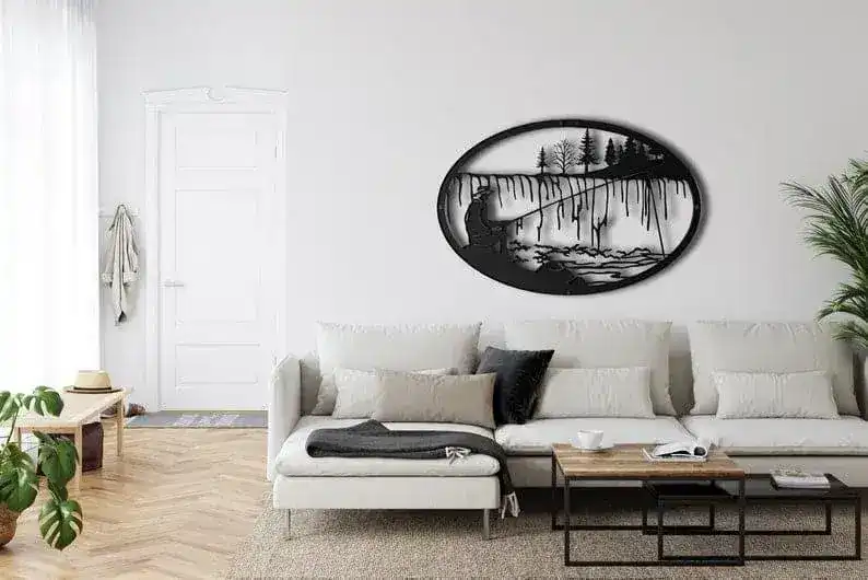 Fisherman Metal Wall Art - Image 6