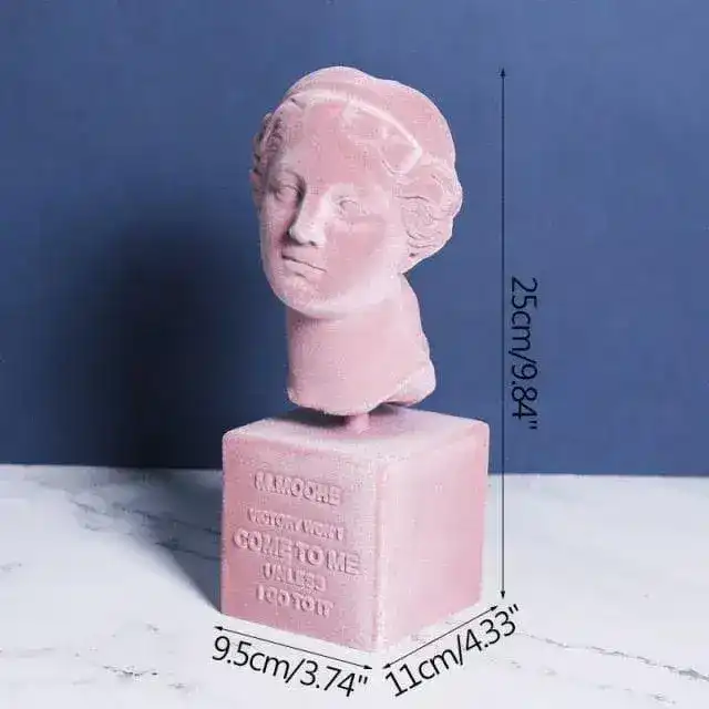 Flocking Greek Goddess Sculpture - Image 4