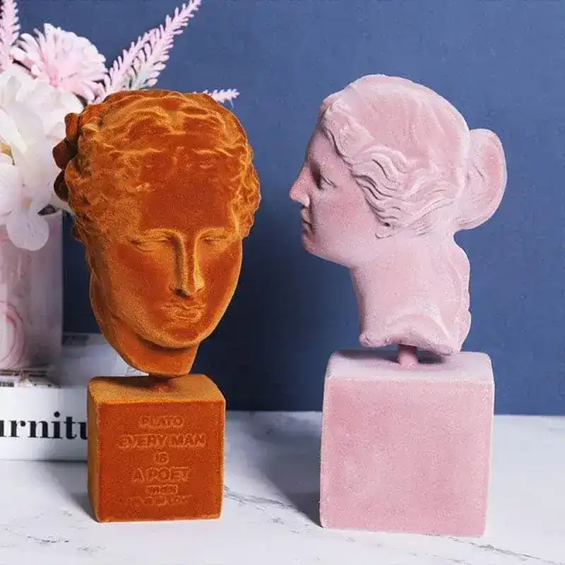 Flocking Greek Goddess Sculpture - Image 5