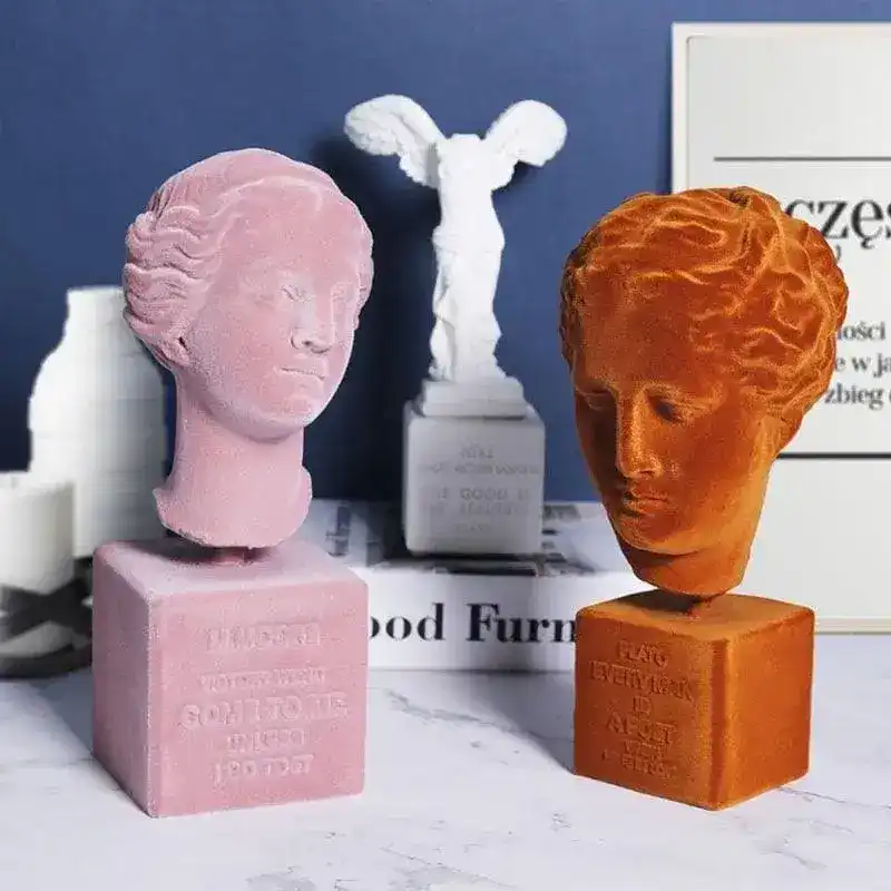 Flocking Greek Goddess Sculpture - Image 7