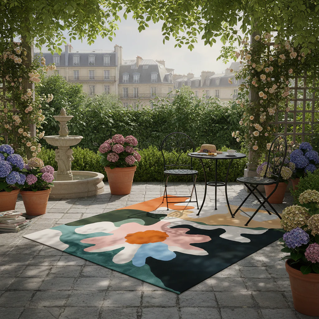 Flora Cloud Dance Hand Tufted Rug - Image 3