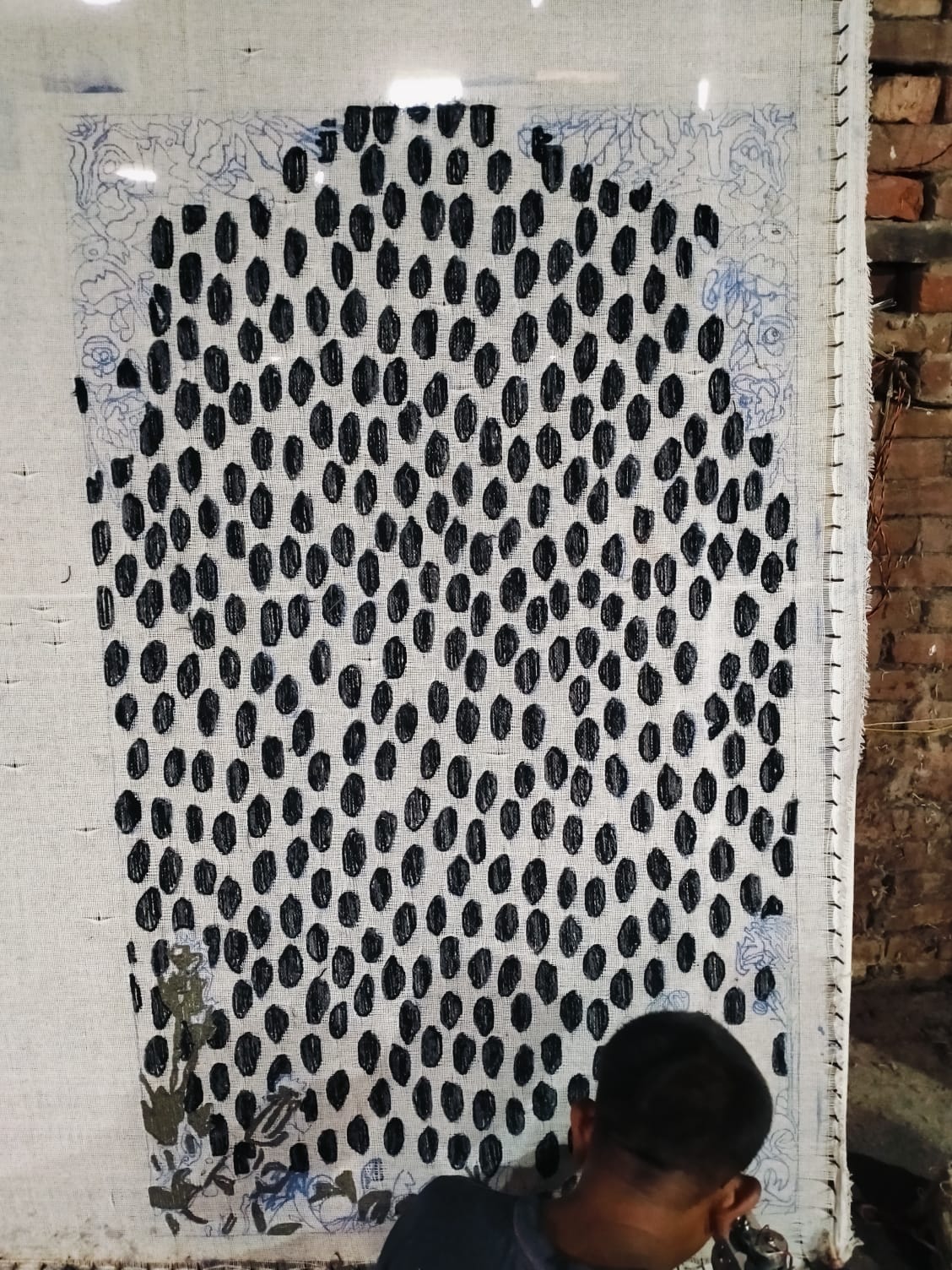 Pastel Pink Floral Animal Print Hand Tufted Rug - Image 5