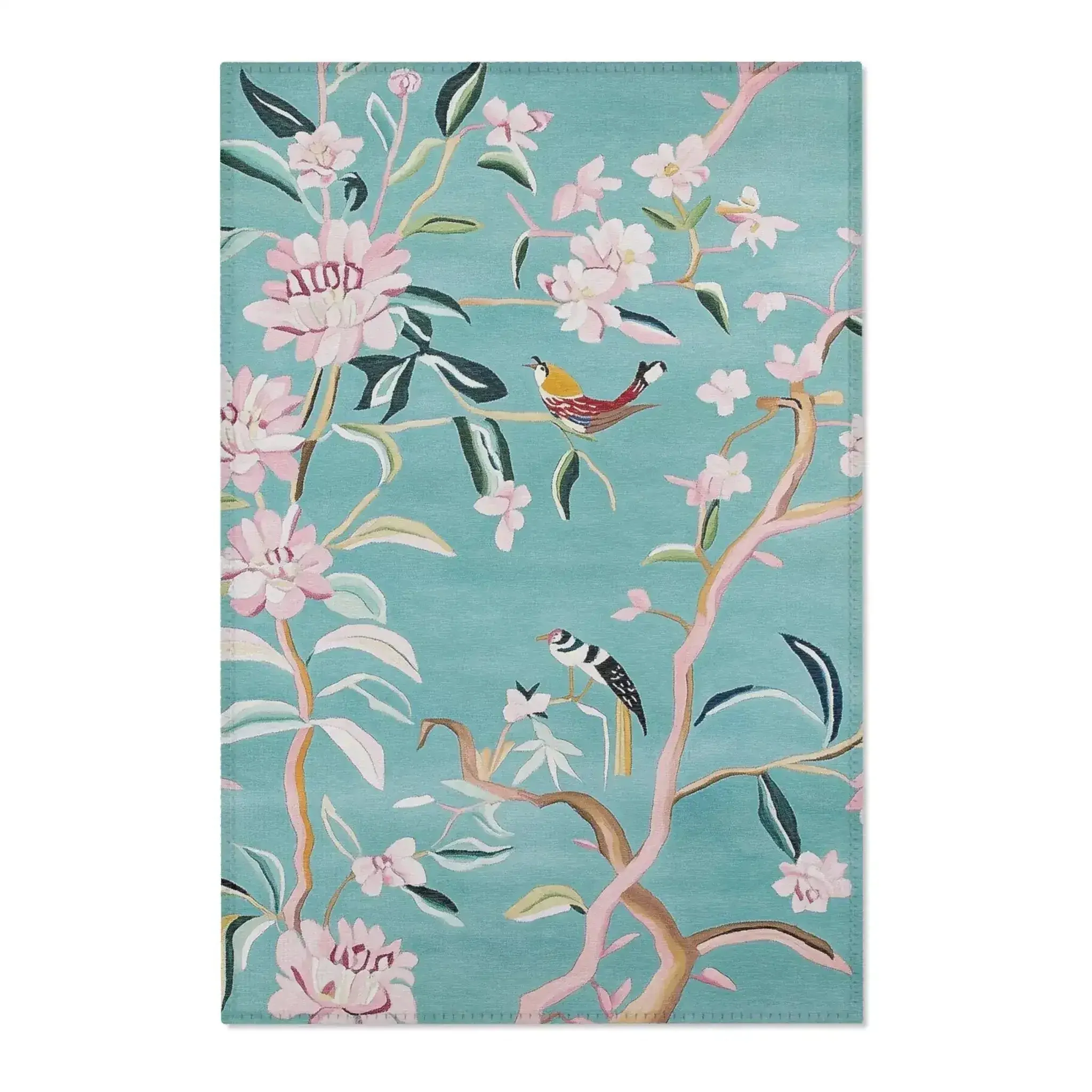 Floral Birds Accent Rug - Image 2