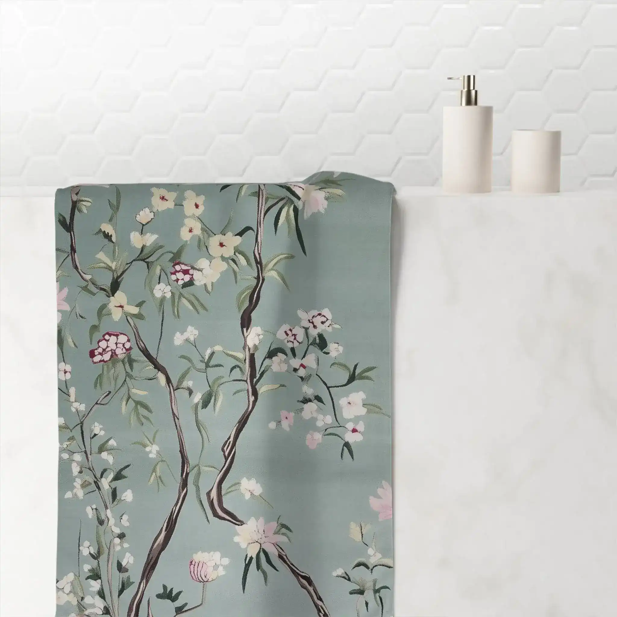 Floral Branches Bath Towel - Image 4