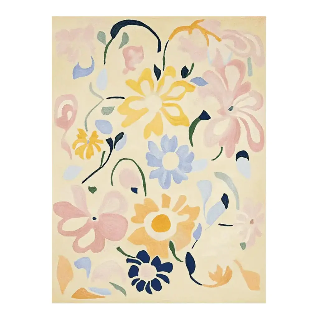 Floral Dance Memory Hand Tufted Rug