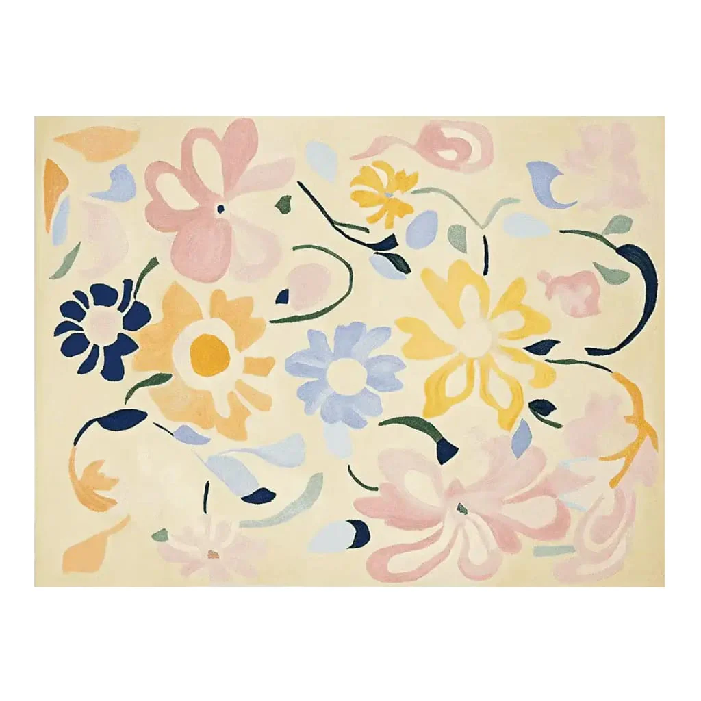 Floral Dance Memory Hand Tufted Rug - Image 3