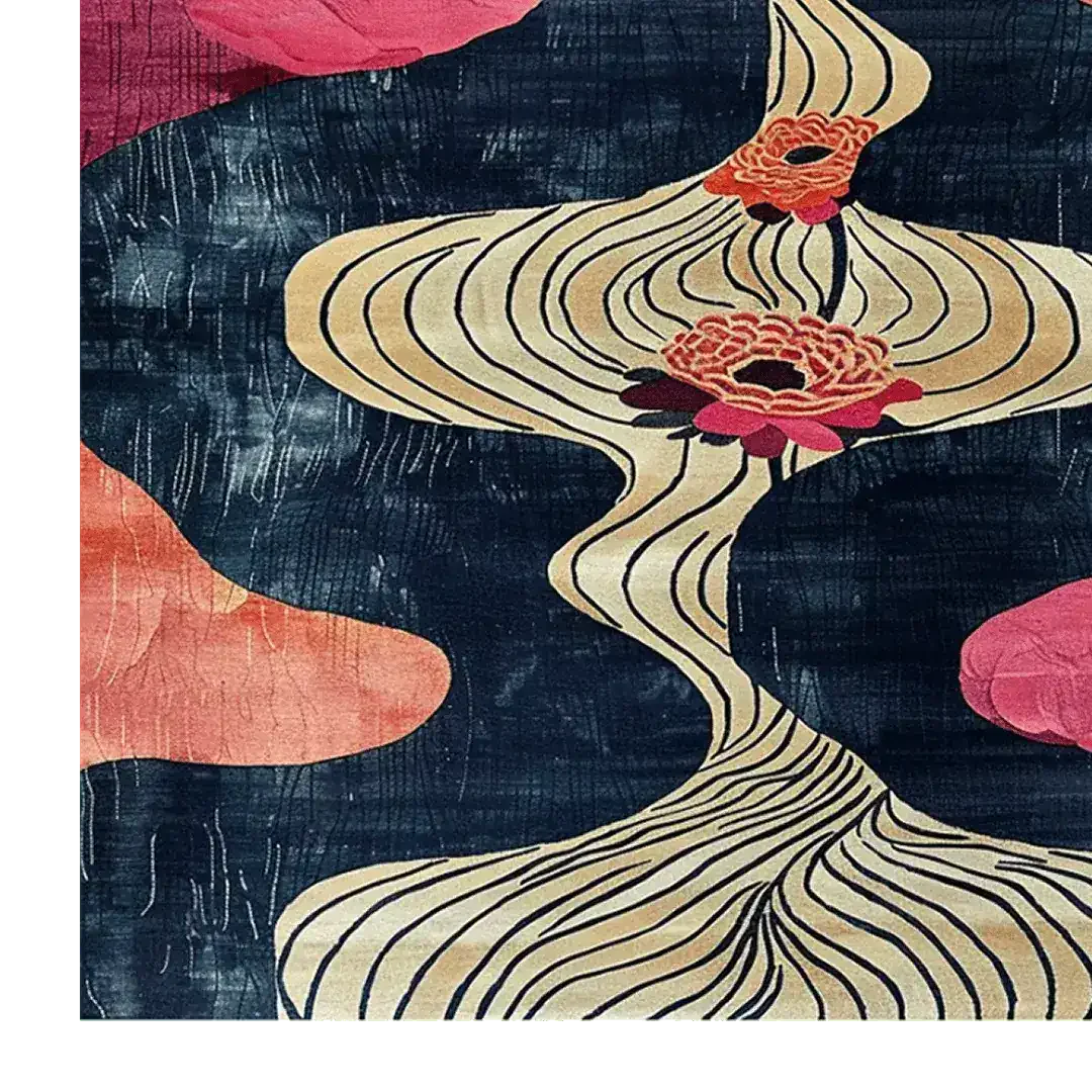 Floral Drift Hand Tufted Rug - Image 5