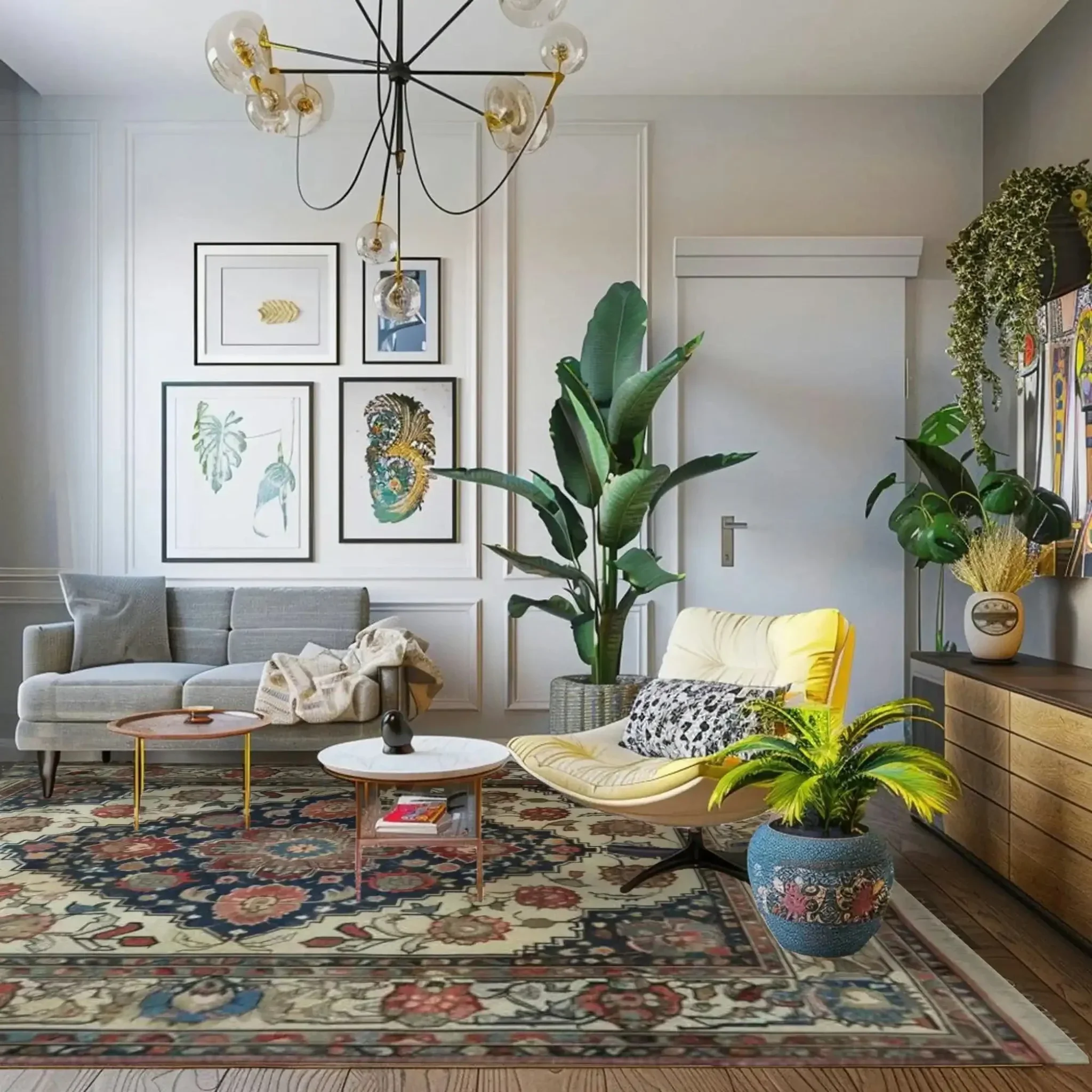 Floral Euphoria Hand Knotted Area Rug - Image 2