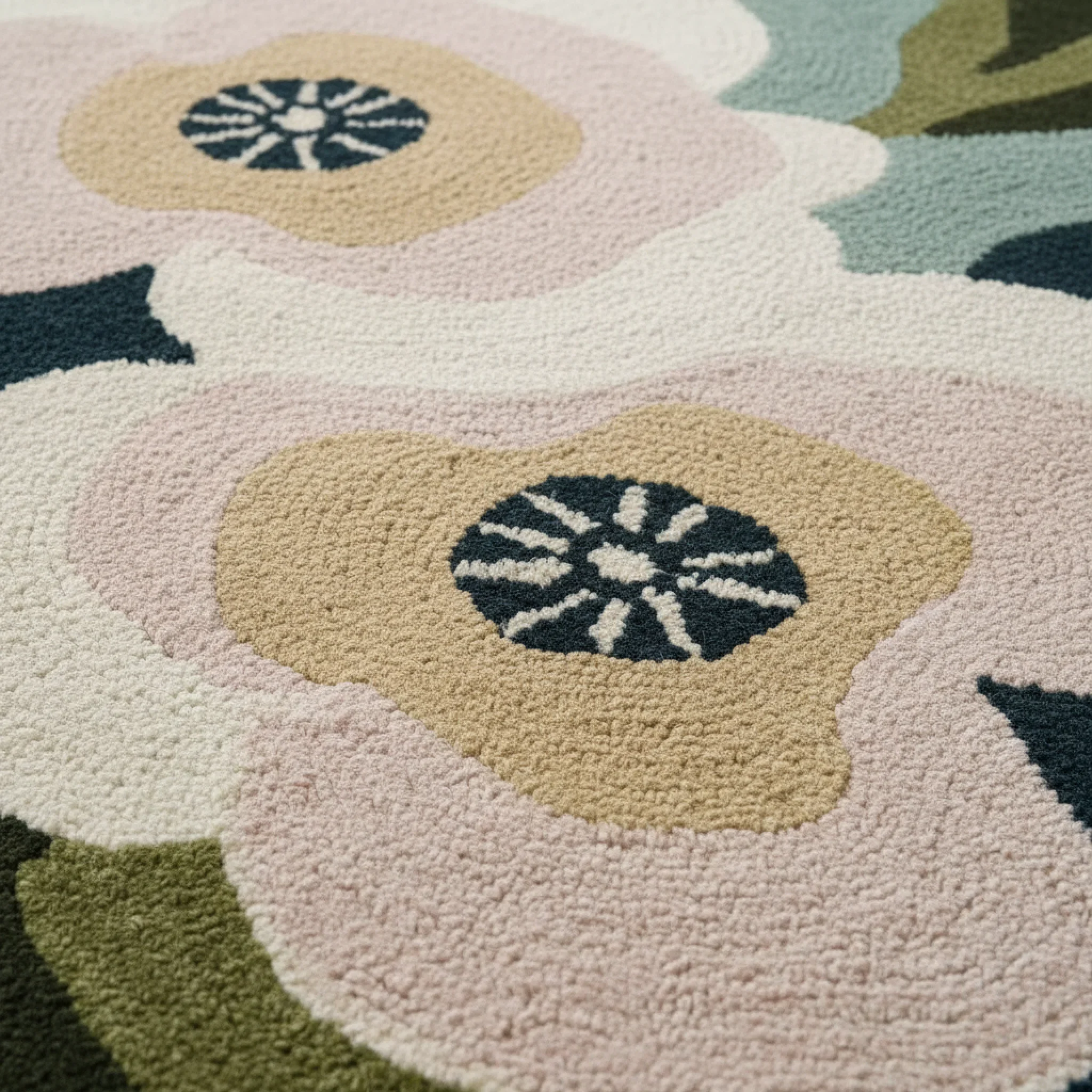 Floral Rush Hour Hand Tufted Rug - Image 3