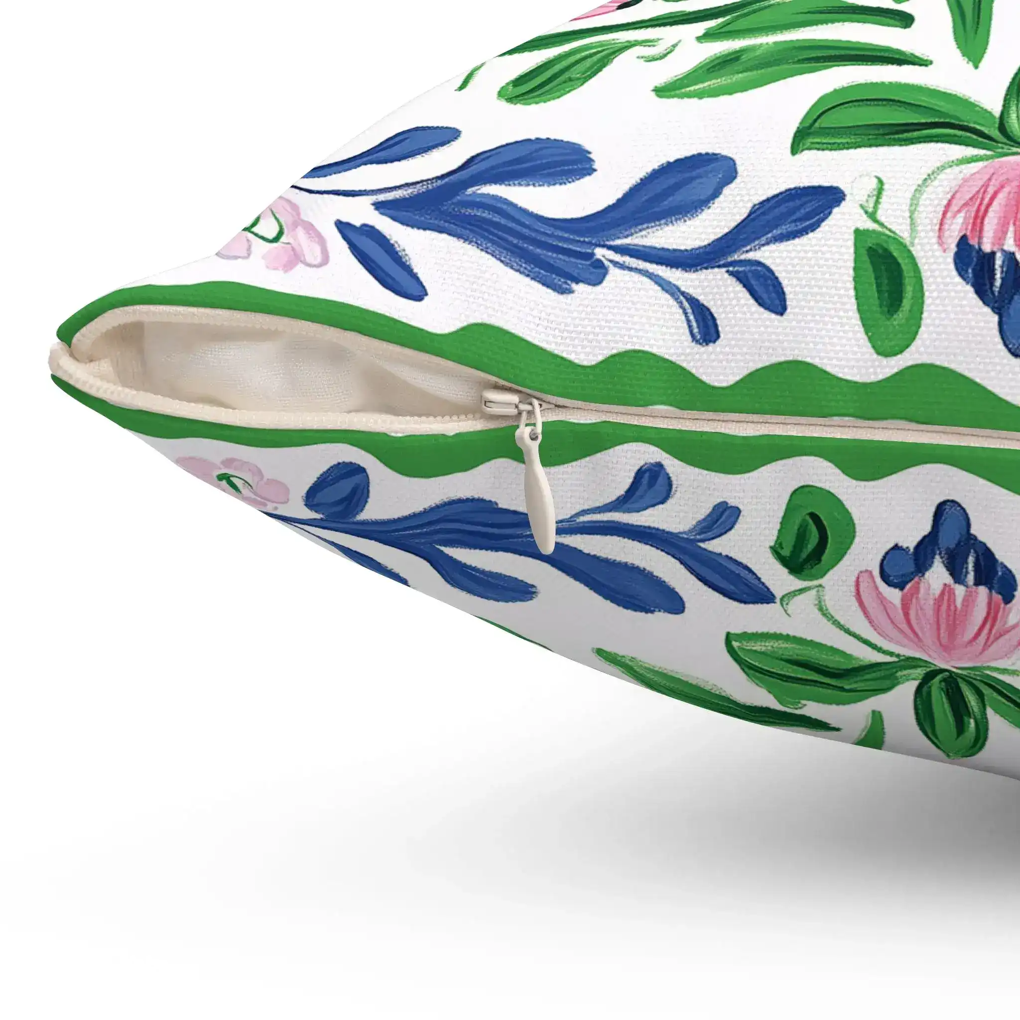 Floral Spirit Face Throw Pillow - Image 3