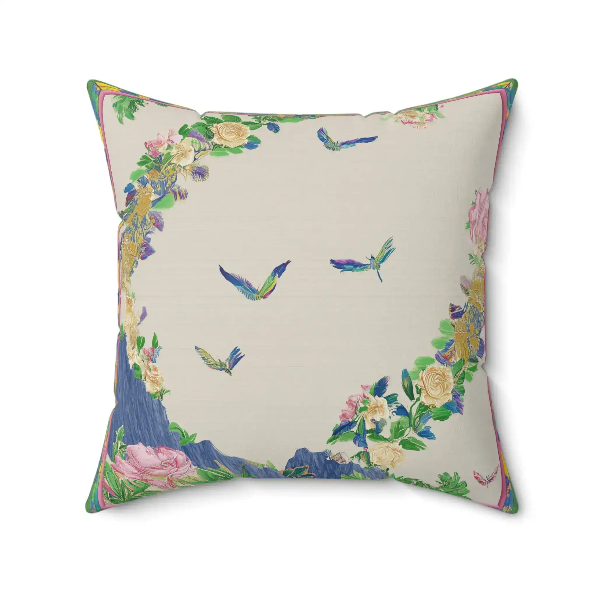 Floral Vista Flight Throw Pillow - Image 6