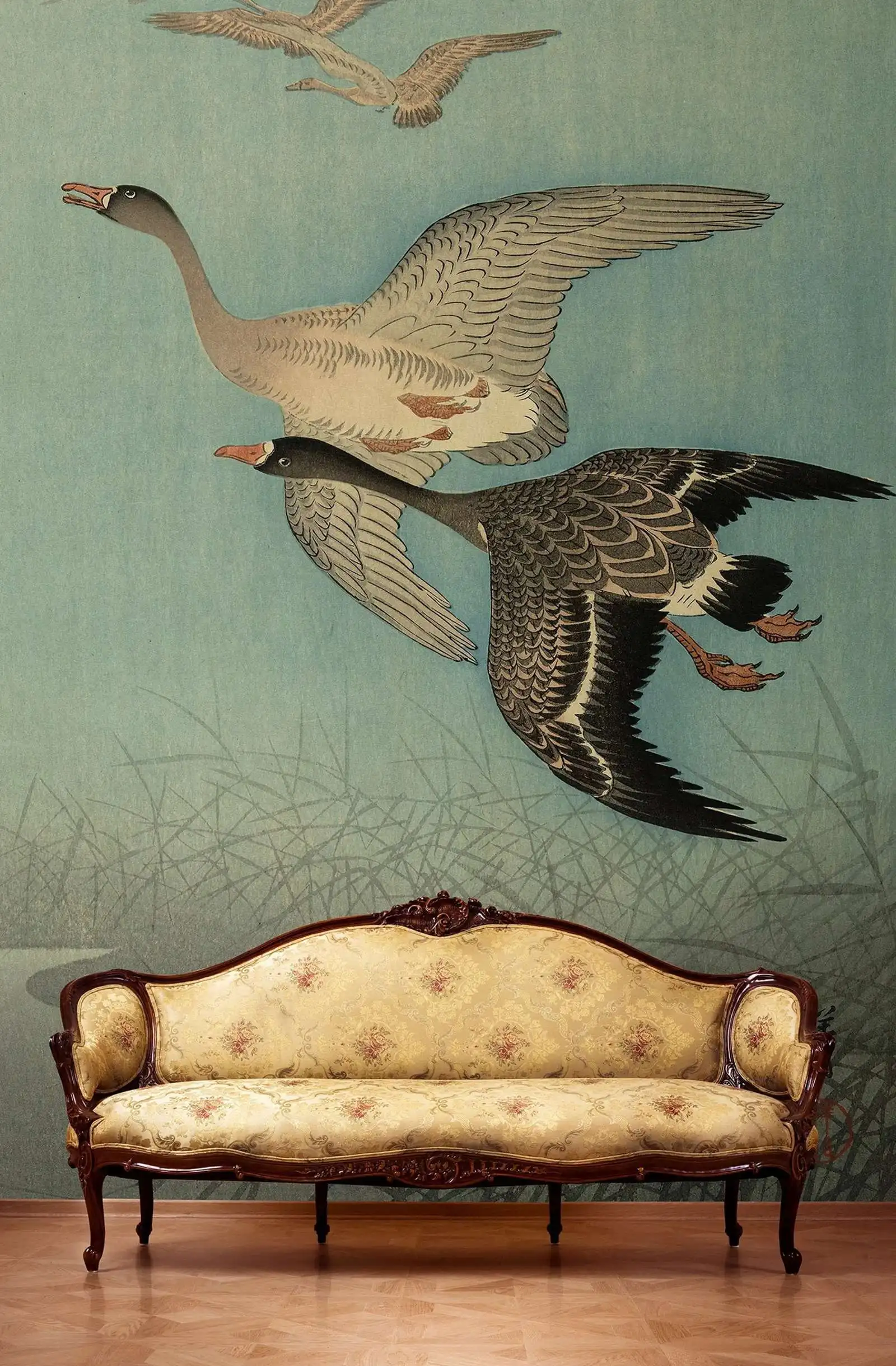 Flying Birds Sky Mural