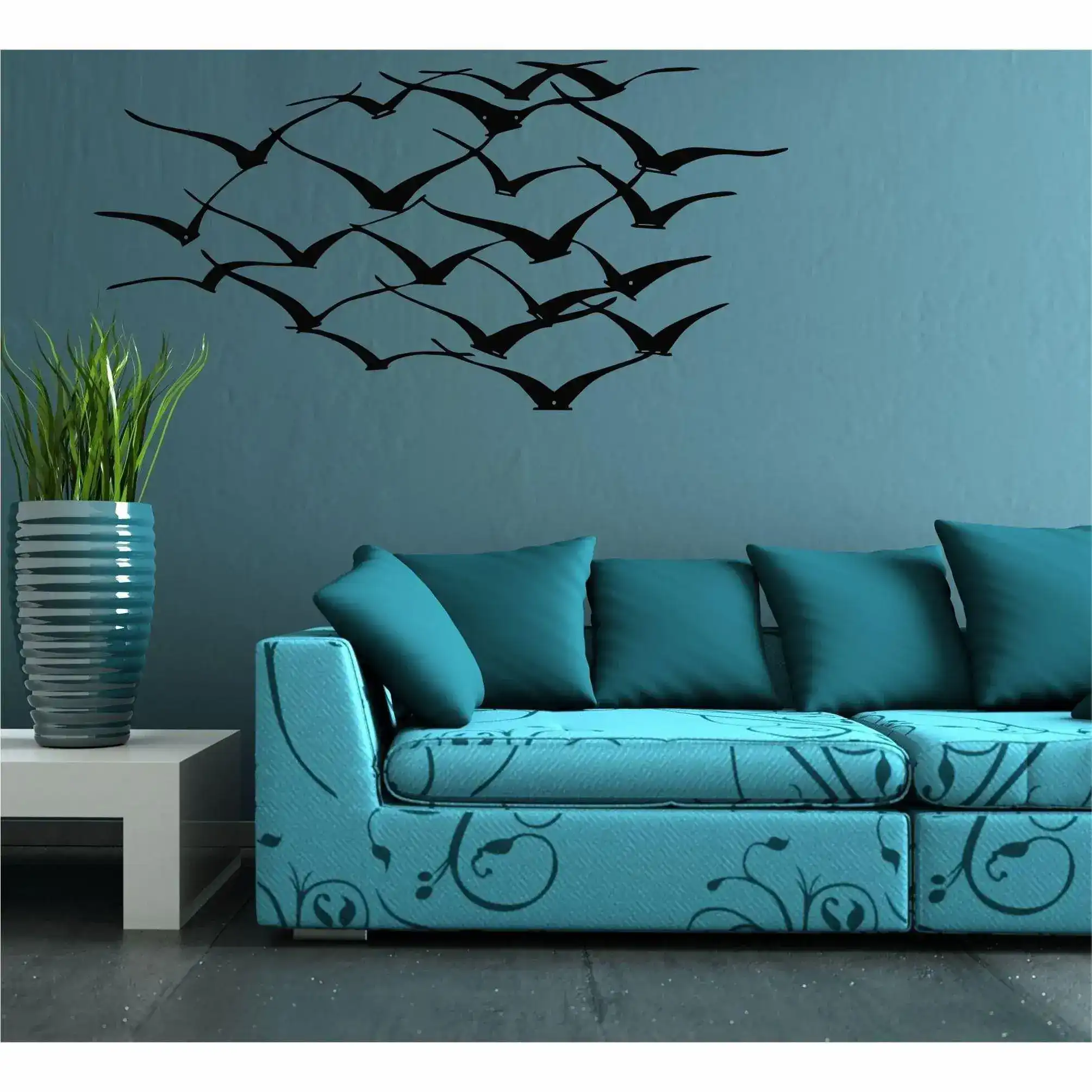 Flying Cranes Metal Wall Hanging Decor - Image 3