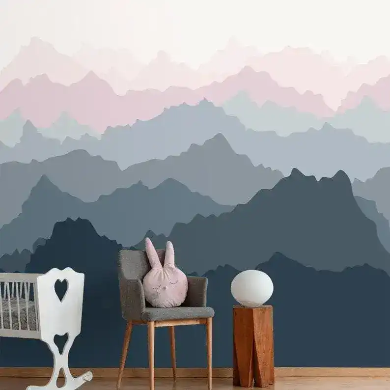 Foggy Mountains Landscape Wallpaper - Image 3