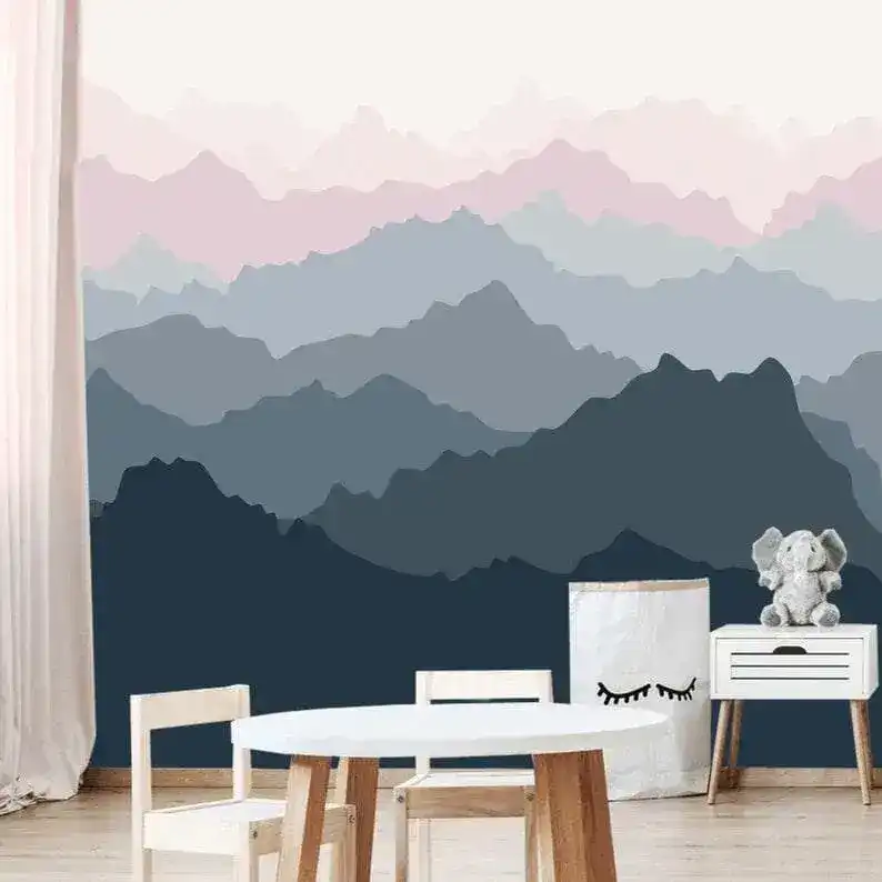Foggy Mountains Landscape Wallpaper - Image 6