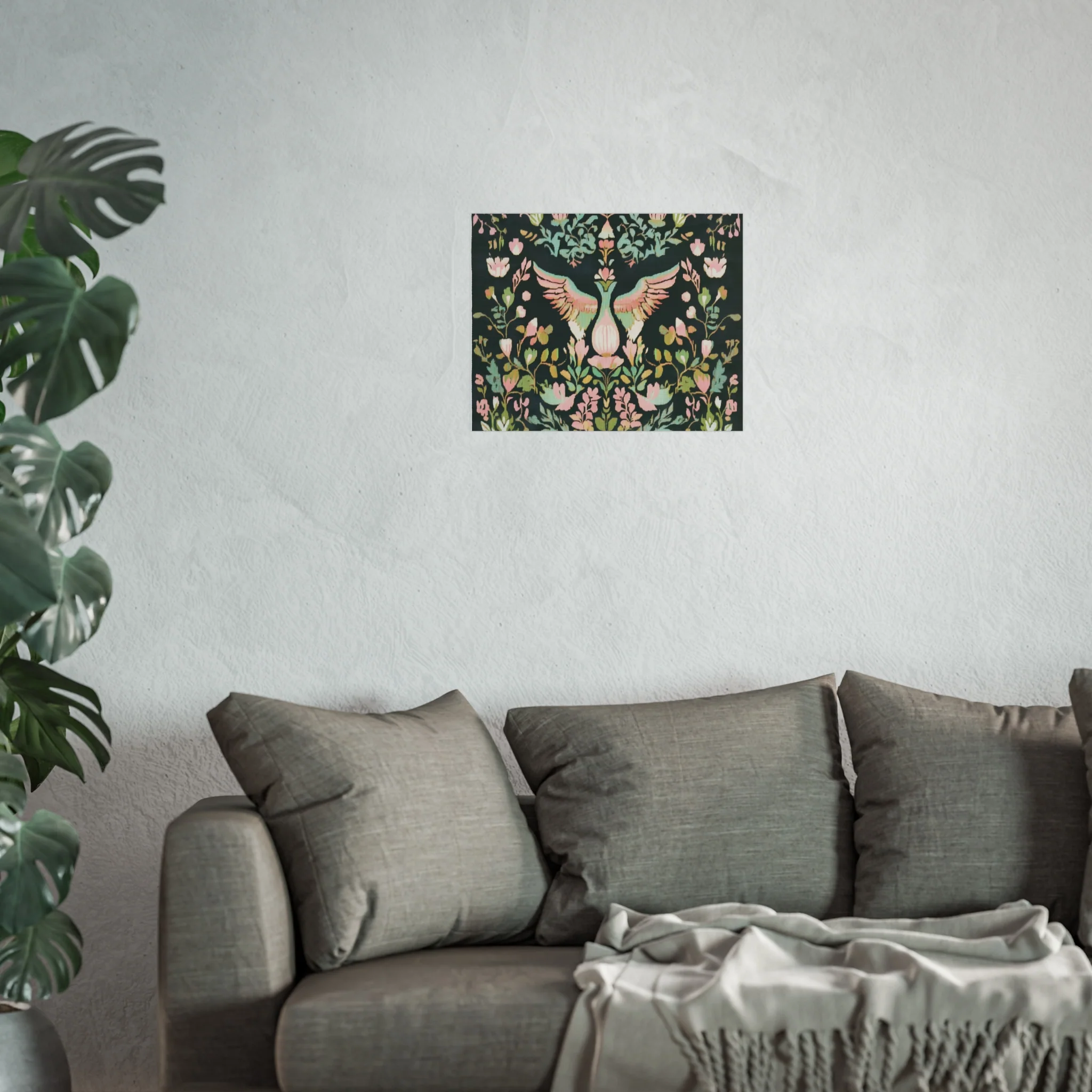 Folk Phoenix Garden Fine Art Poster - Image 17