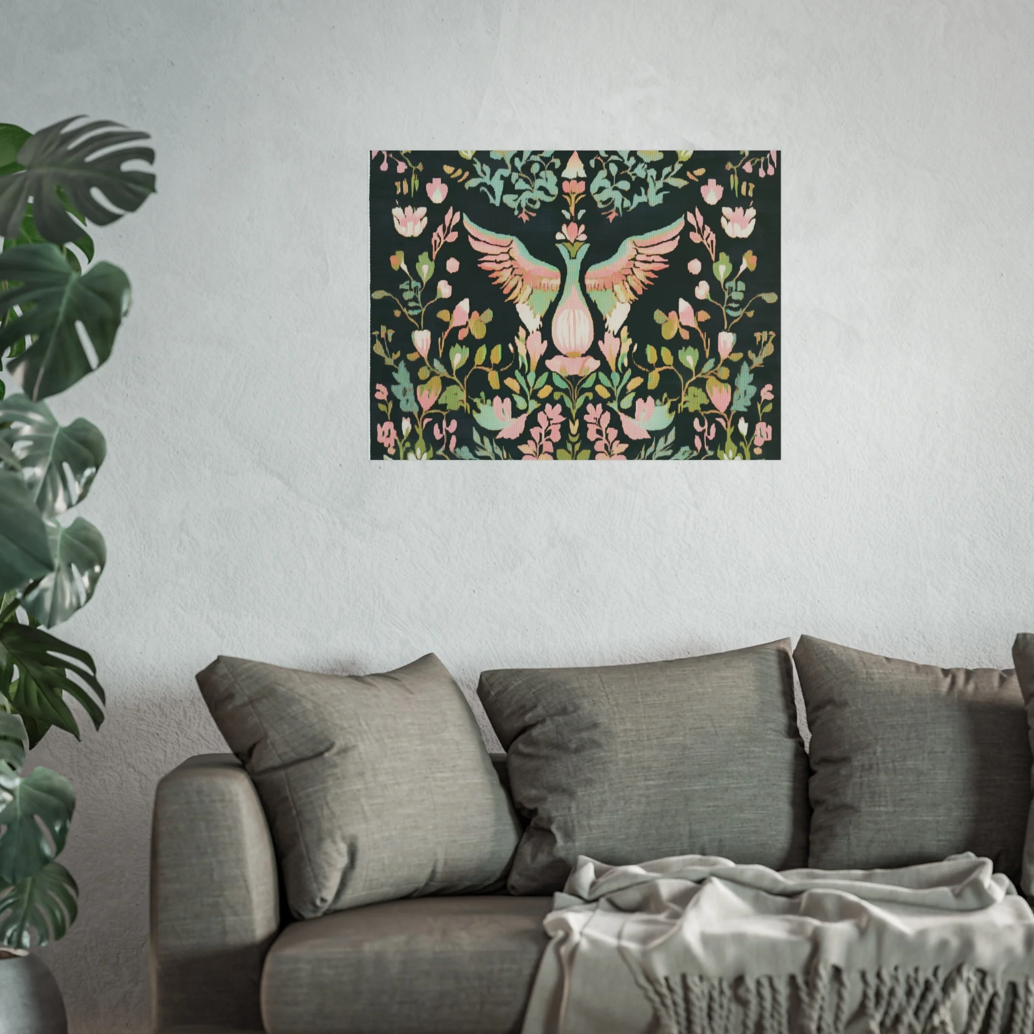 Folk Phoenix Garden Fine Art Poster - Image 27