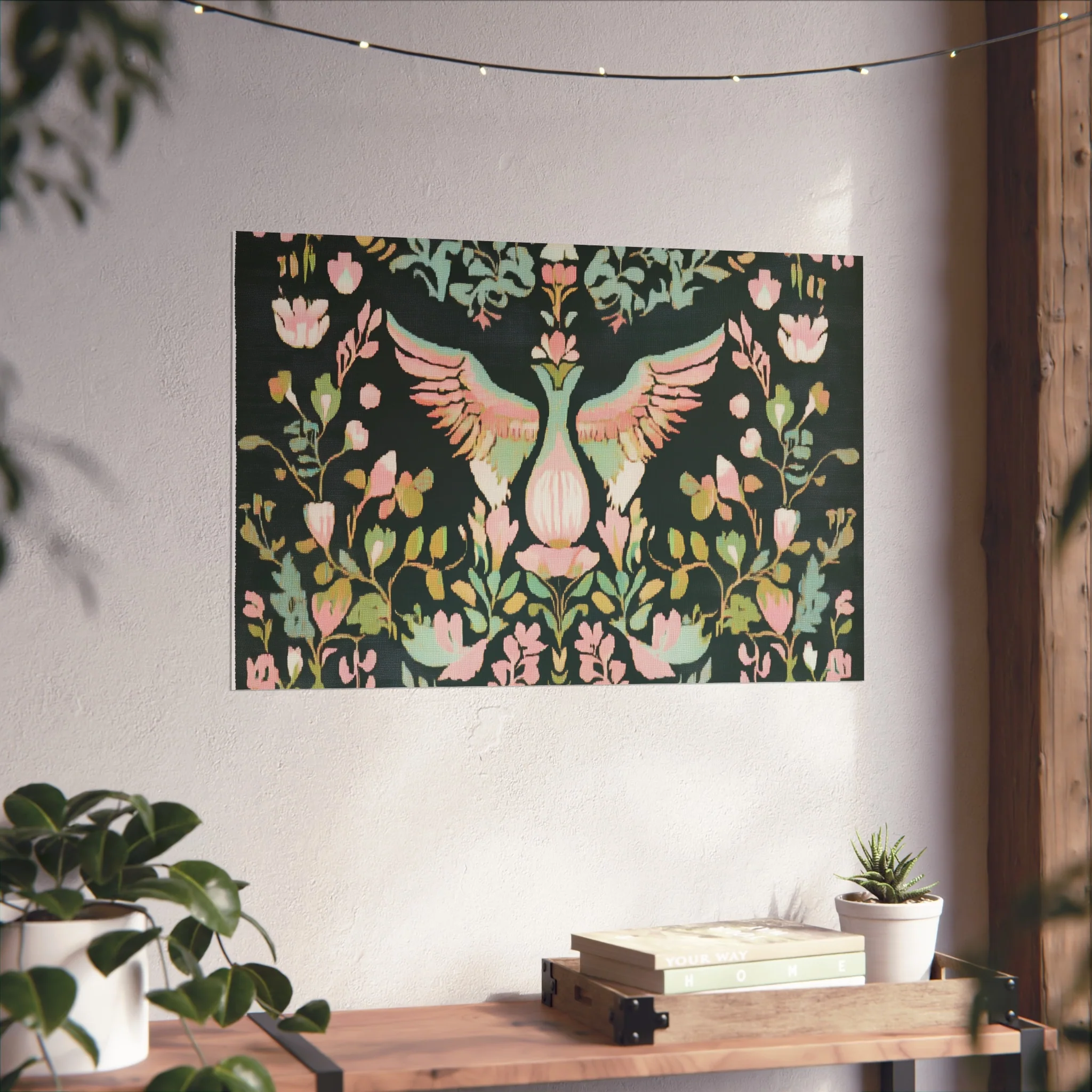 Folk Phoenix Garden Fine Art Poster - Image 40