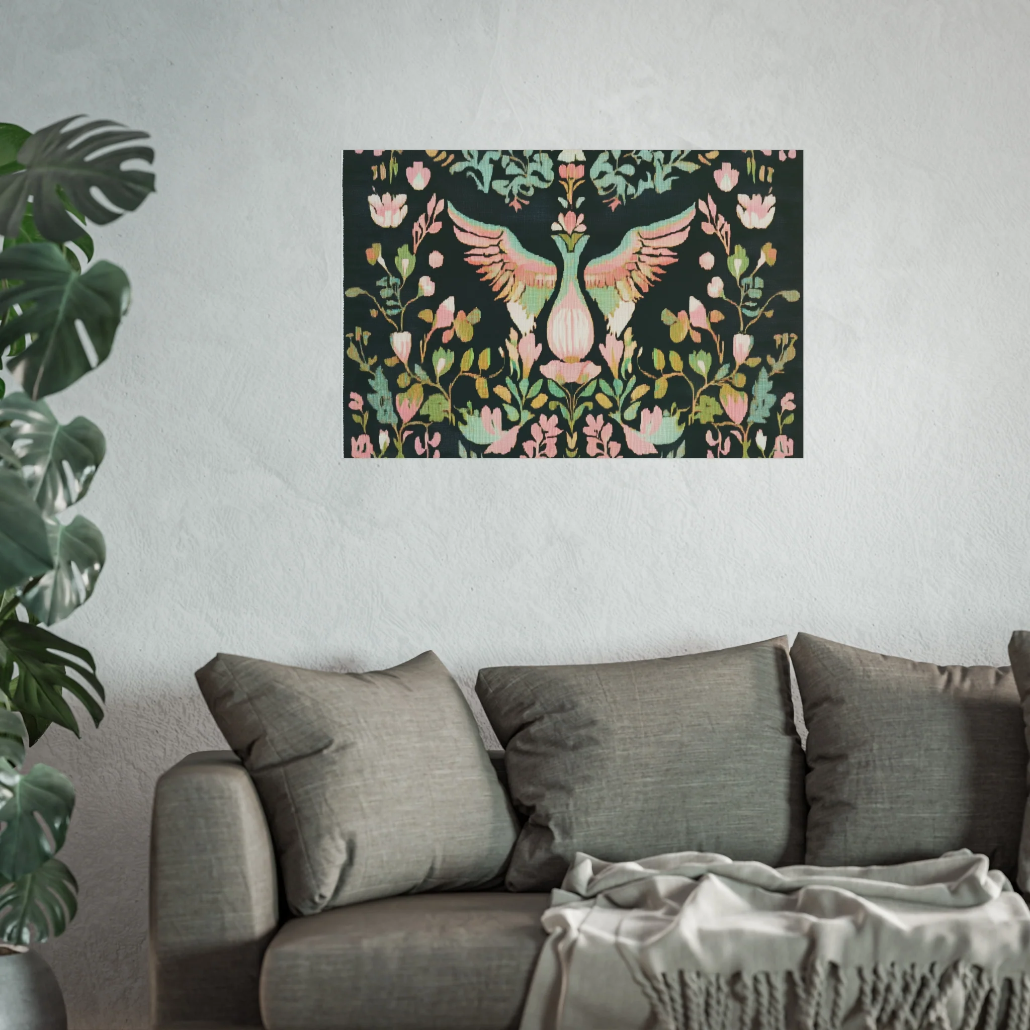 Folk Phoenix Garden Fine Art Poster - Image 43