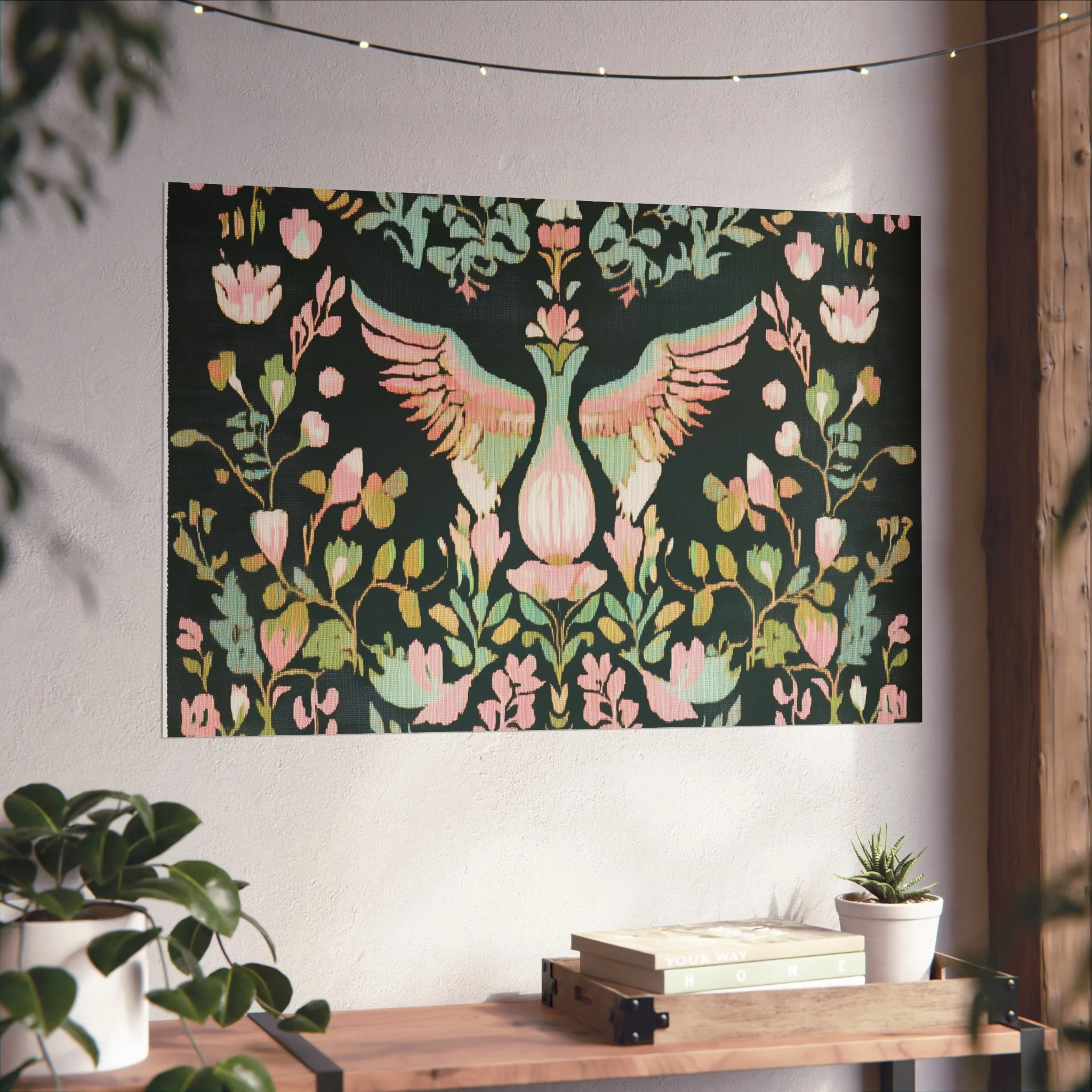 Folk Phoenix Garden Fine Art Poster - Image 44
