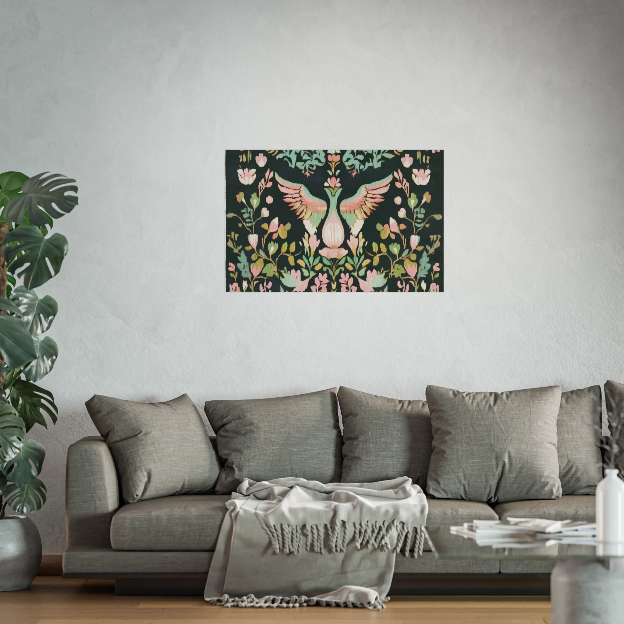 Folk Phoenix Garden Fine Art Poster - Image 45