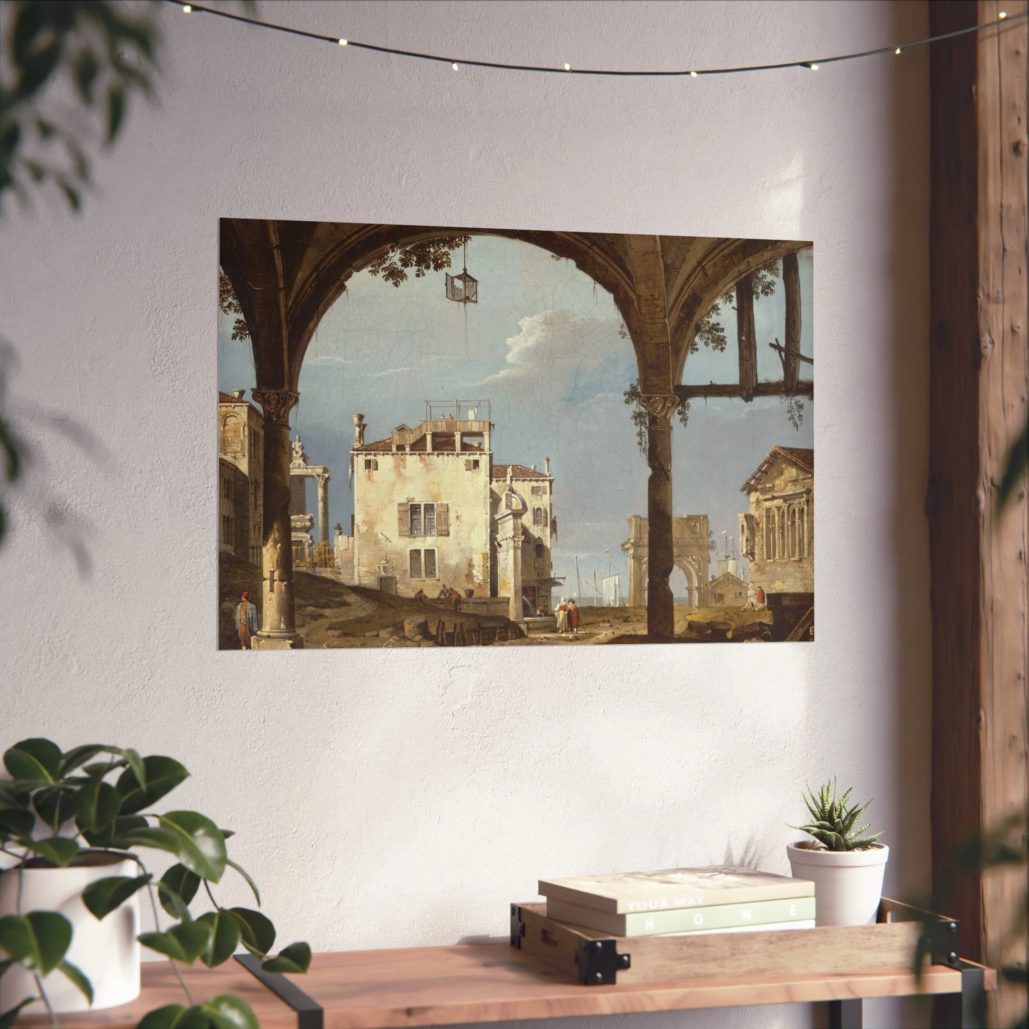 Follower of Canaletto - Portico with a Lantern | Fine Art Poster - Image 12