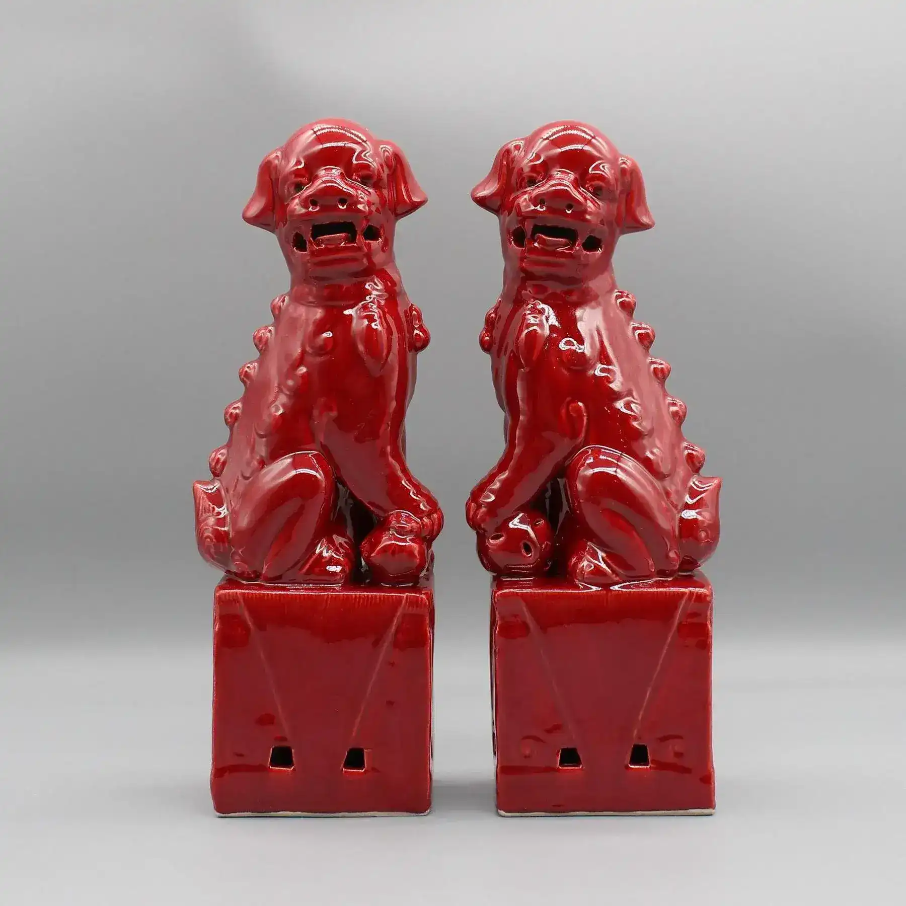Foo Dogs Ceramic Figurines - Image 10