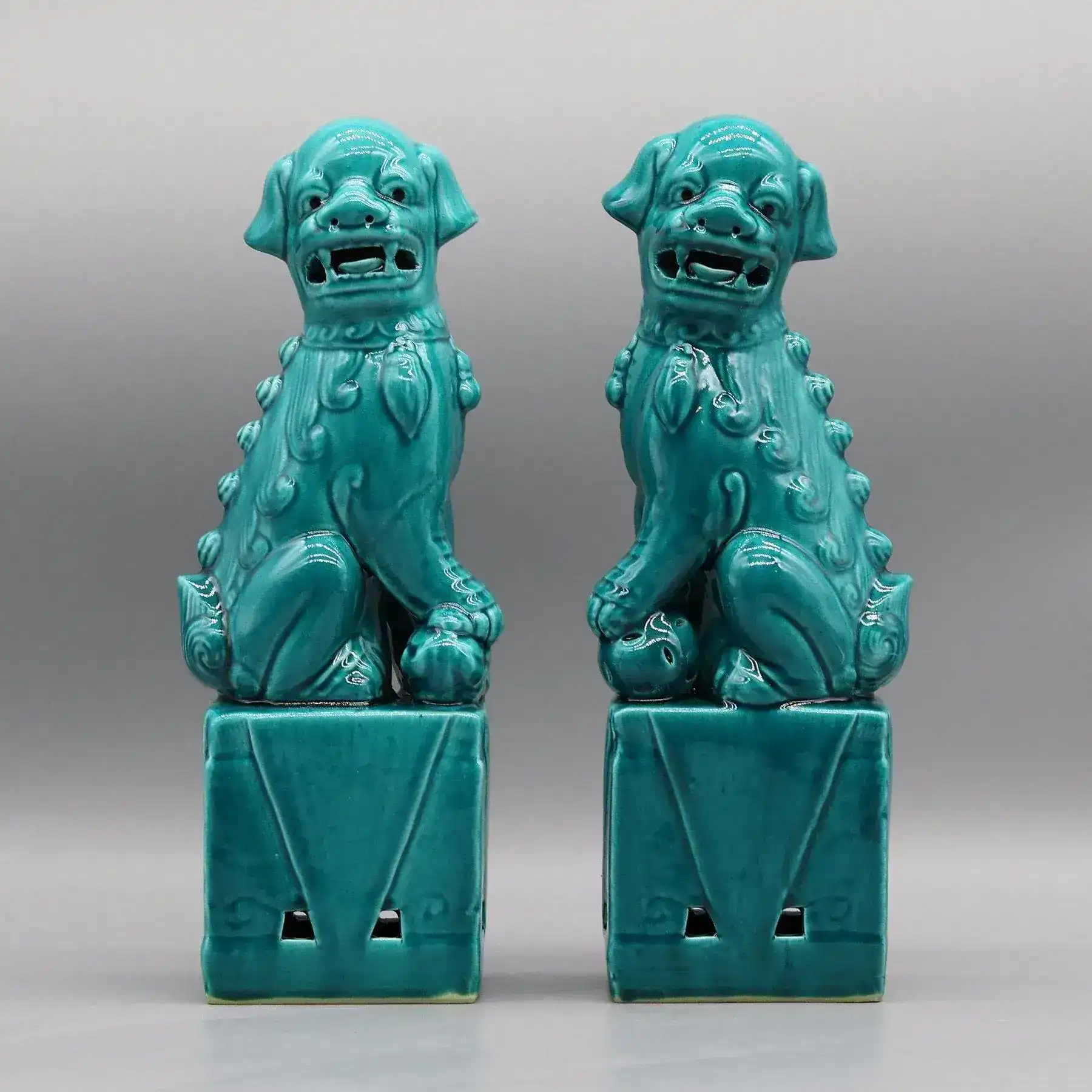 Foo Dogs Ceramic Figurines - Image 11