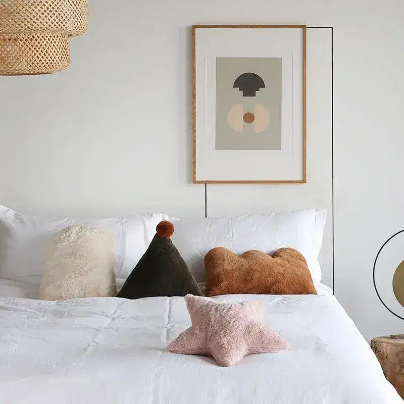 For the Love of Holiday Faux Fur Accent Pillow - Image 2