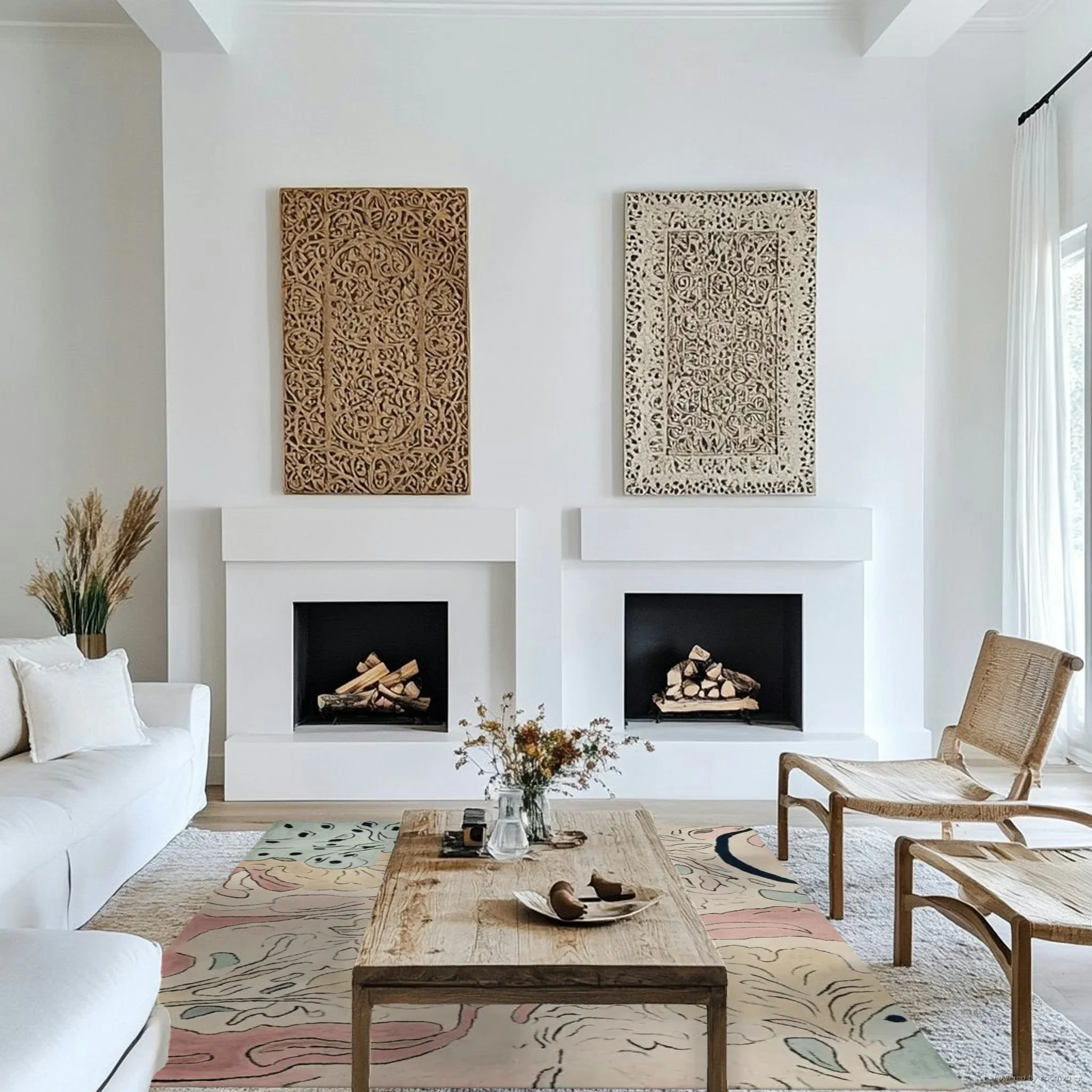 Fossil Bloom Field Hand Tufted Rug - Image 3