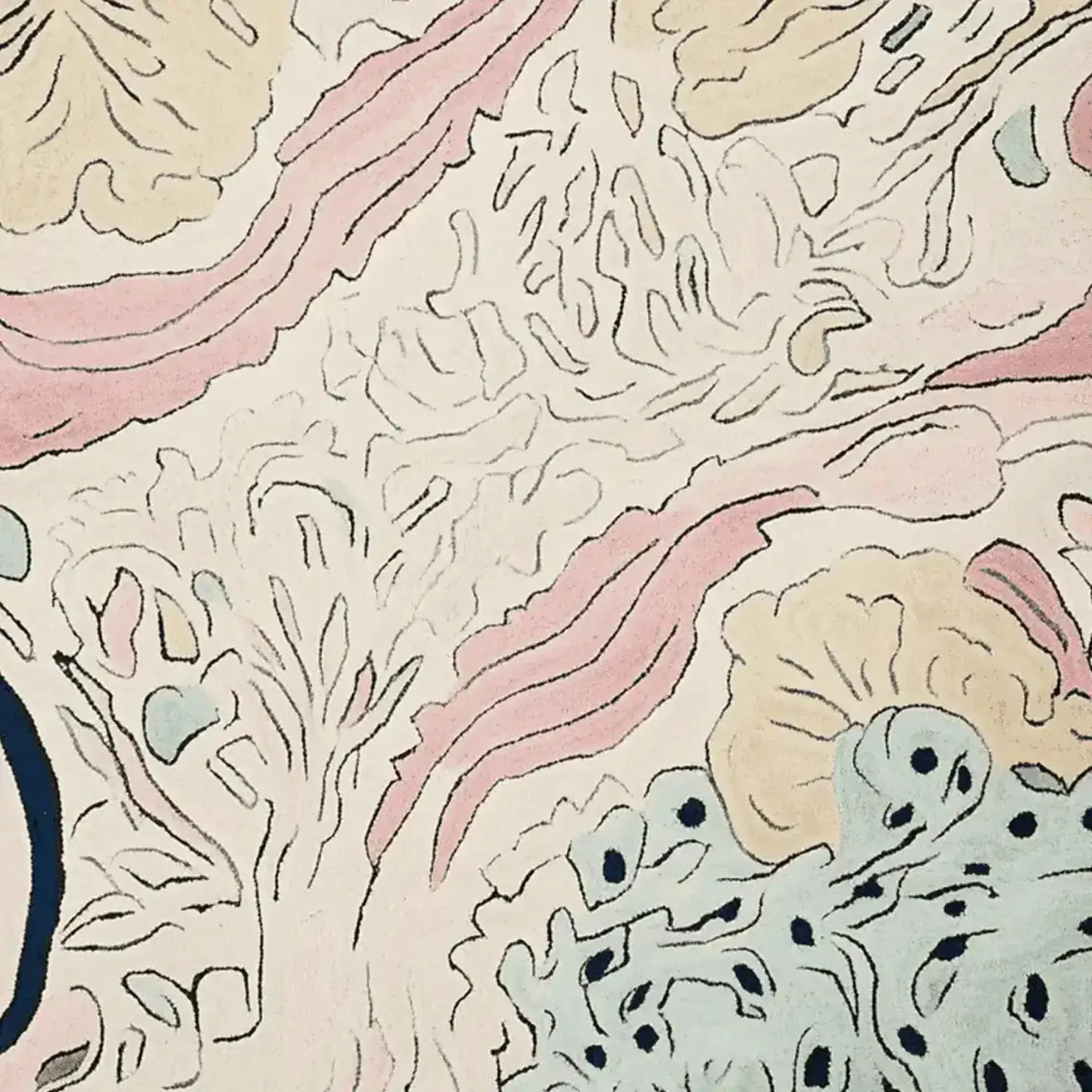 Fossil Bloom Field Hand Tufted Rug - Image 6