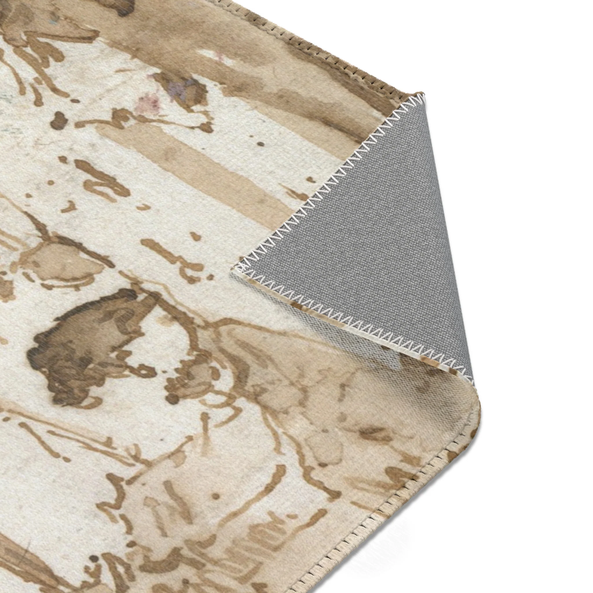 Francesco Guardi - A Capriccio with a Ruined Gothic Arch | Area Rug - Image 9
