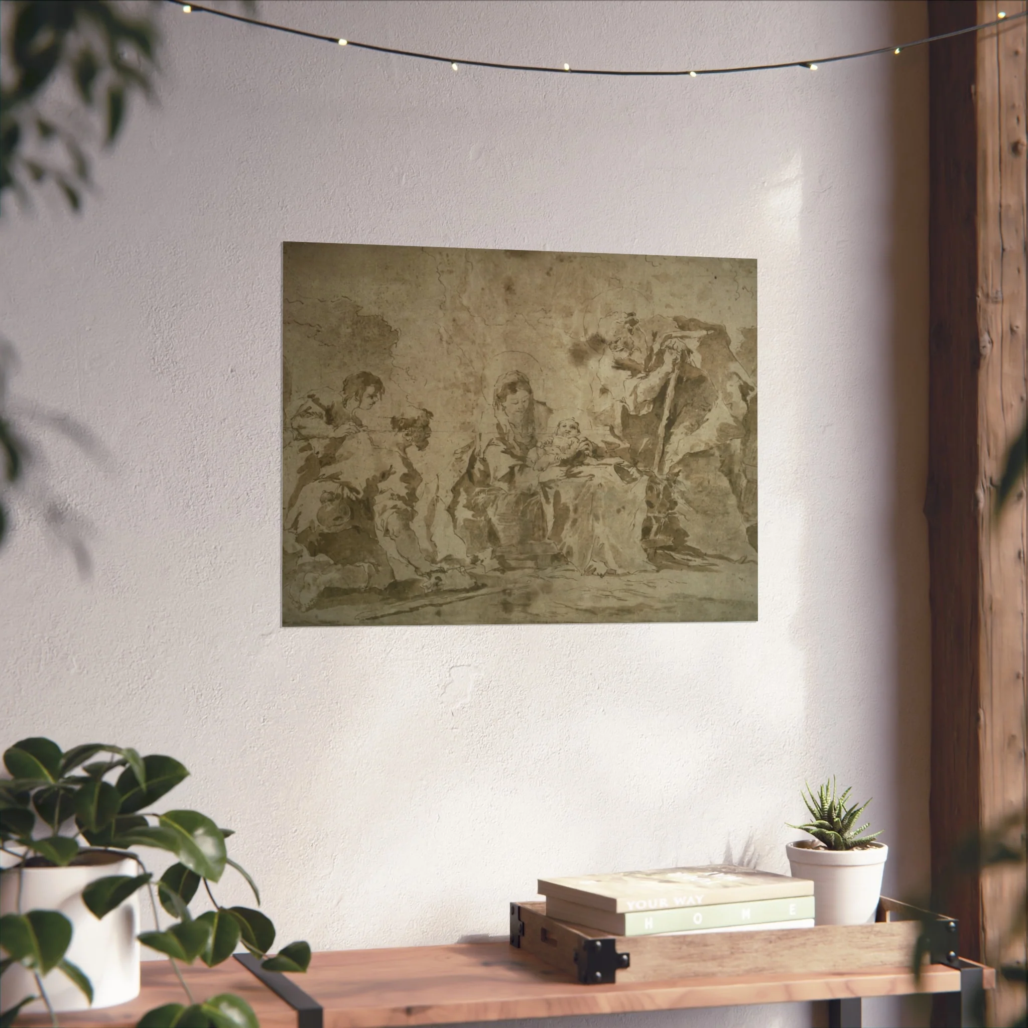 Francesco Guardi - Adoration of the Shepherds (recto); Three Sketches Buildings by Canal with Boats, Landscape with Buld | Fine Art Poster - Image 10