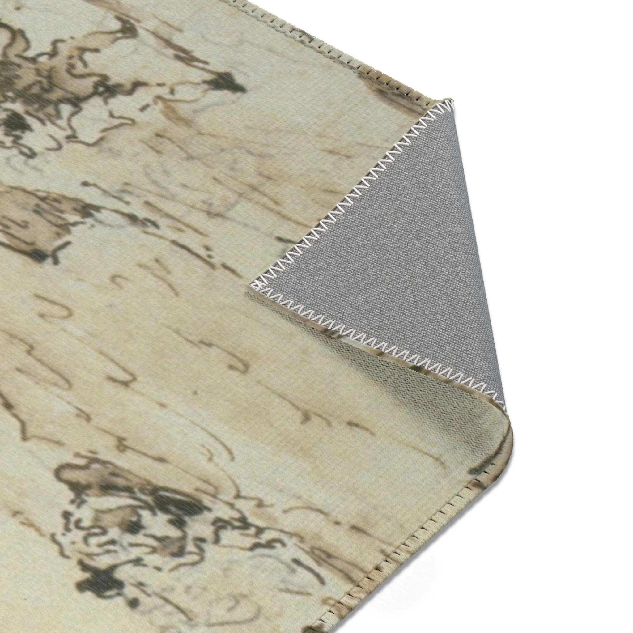Francesco Guardi - Capriccio with a Squall on the Lagoon | Area Rug - Image 9