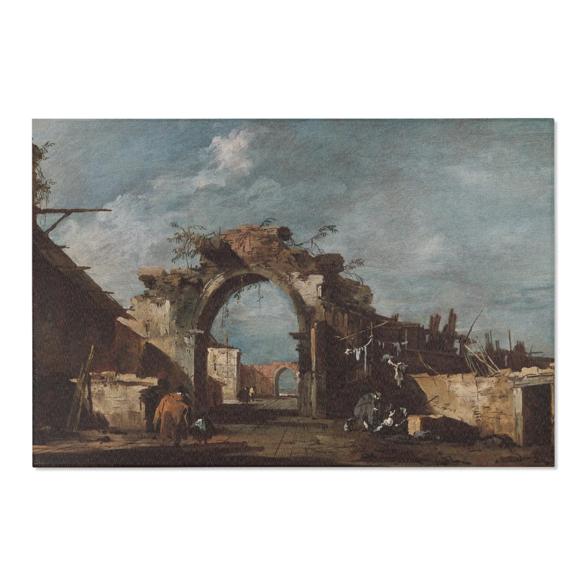 Francesco Guardi - Ruined Archway | Area Rug - Image 6