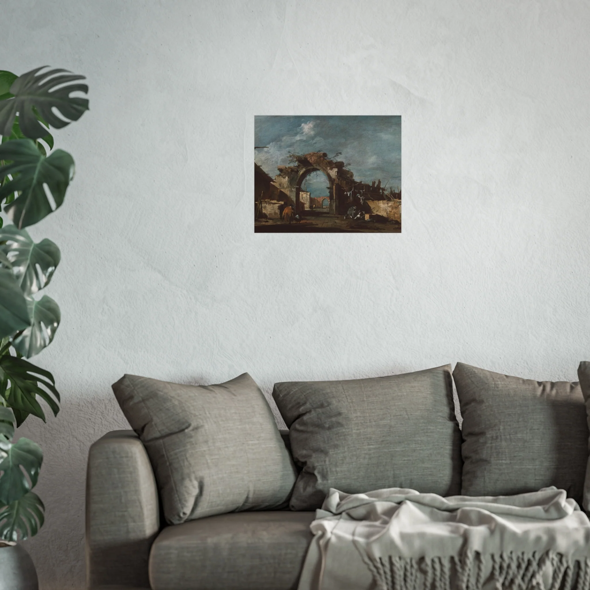Francesco Guardi - Ruined Archway | Fine Art Poster - Image 6