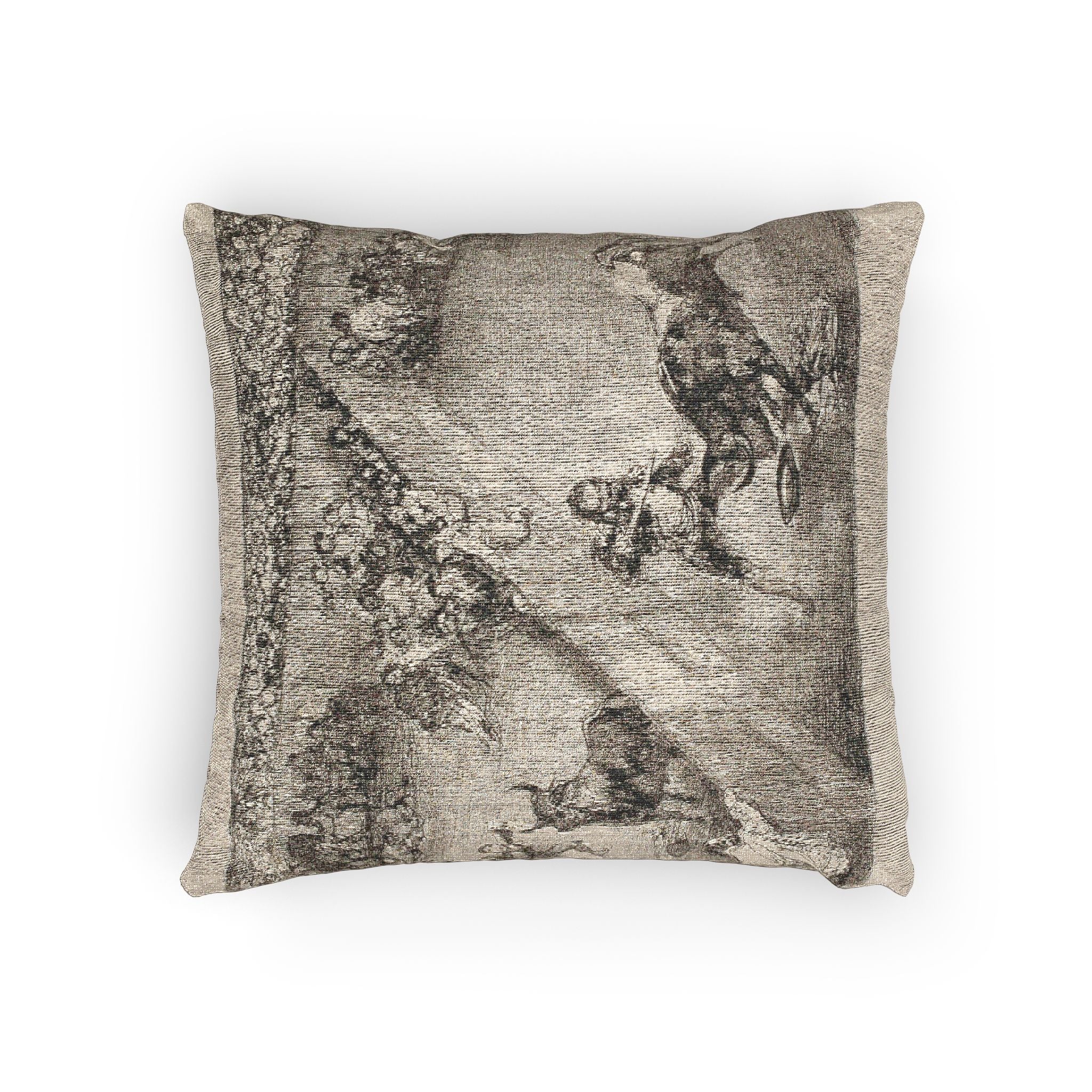 Francisco José de Goya y Lucientes - Bullfight in a divided ring, from The Bulls of Bordeaux | Woven Pillow - Image 4